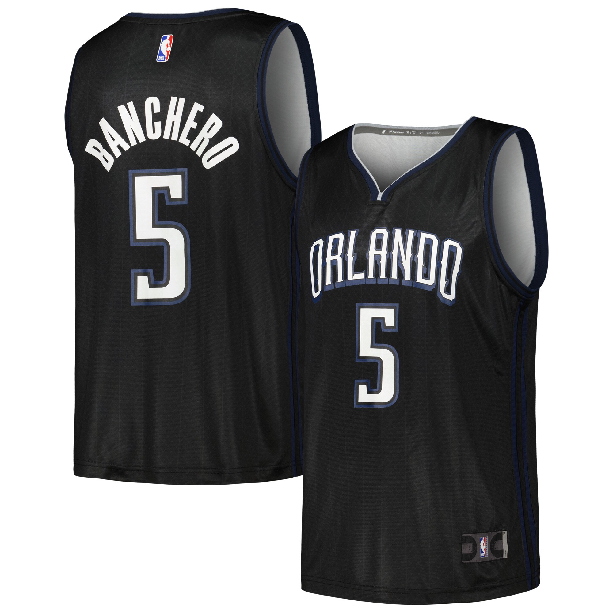 Paolo Banchero Orlando Magic Fanatics Fastbreak Jersey - City Edition - Black