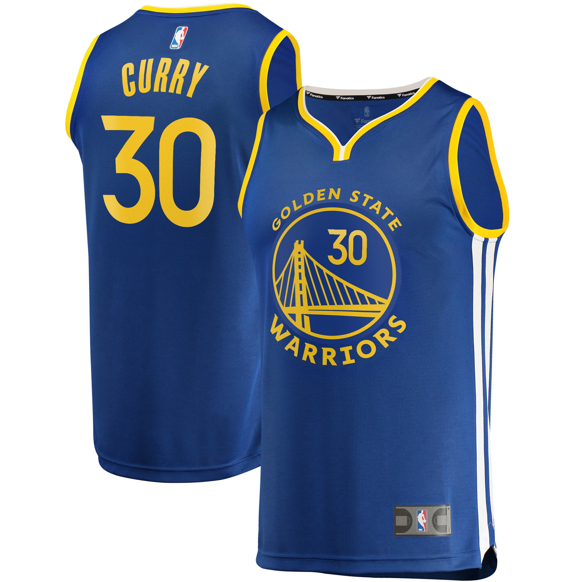 Stephen Curry Golden State Warriors Fanatics Fast Break Replica Player Team Jersey - Icon Edition - Royal