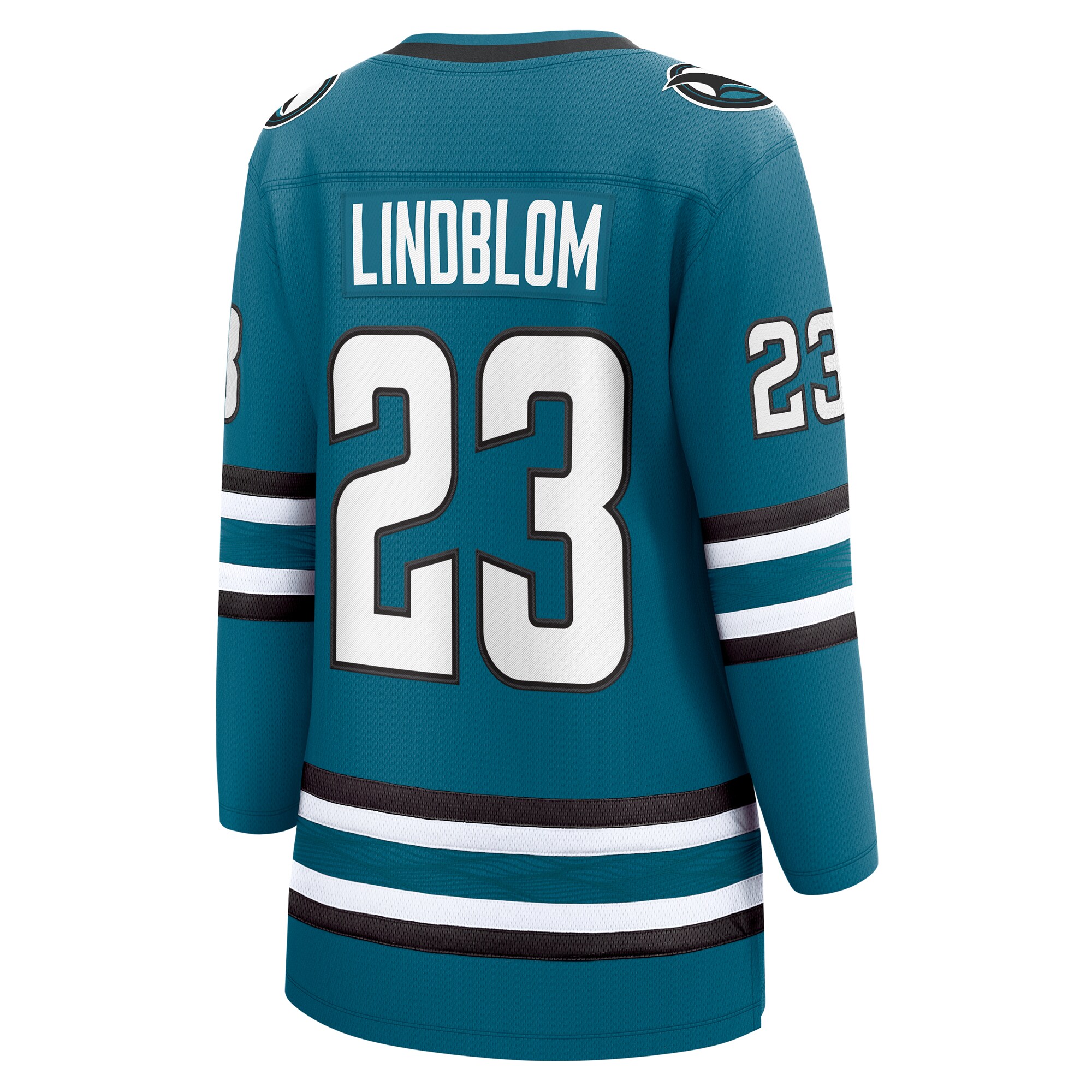 Oskar Lindblom San Jose Sharks Fanatics Women's Home Breakaway Player Jersey - Teal
