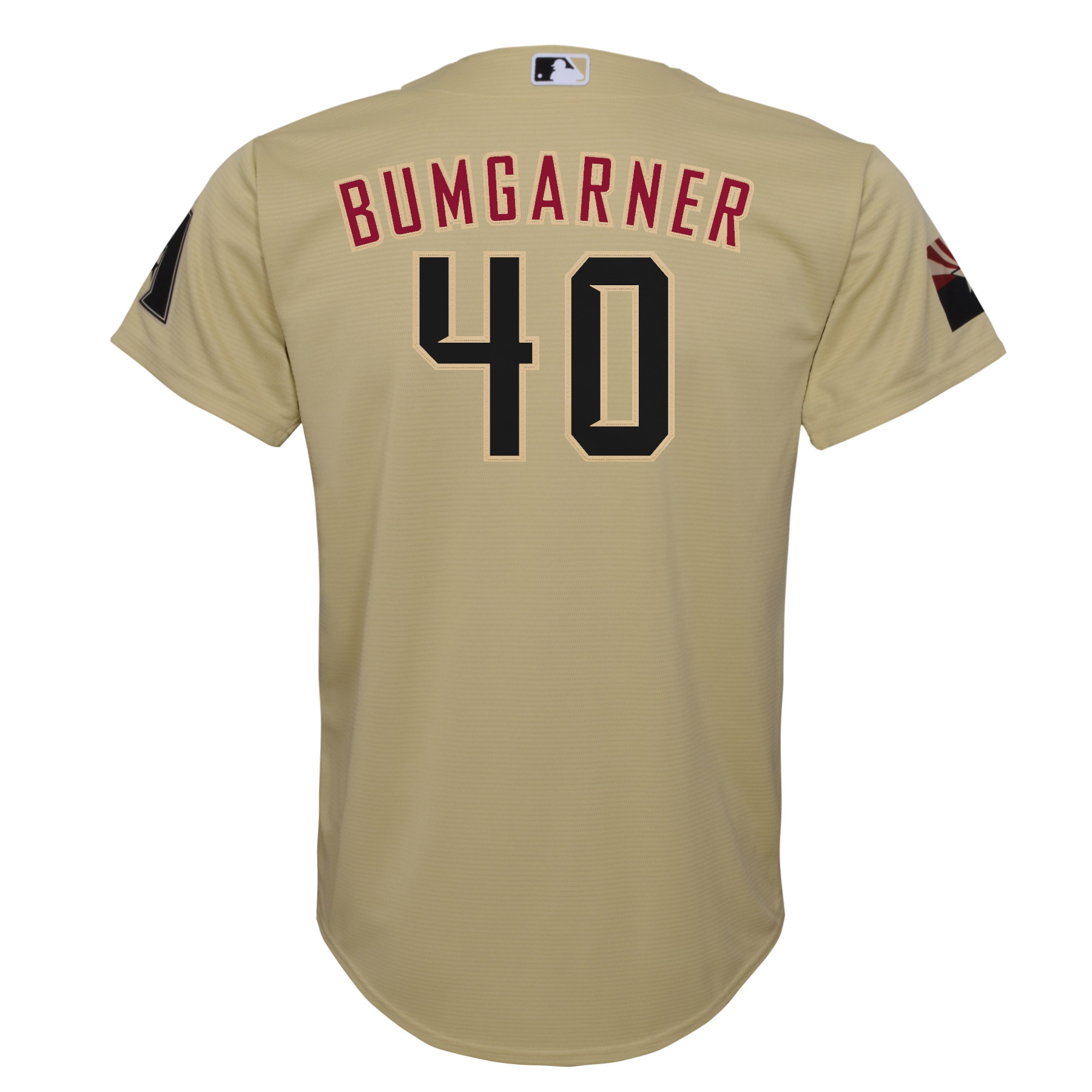 Madison Bumgarner Arizona Diamondbacks  Youth City Connect Replica Player Jersey - Sand