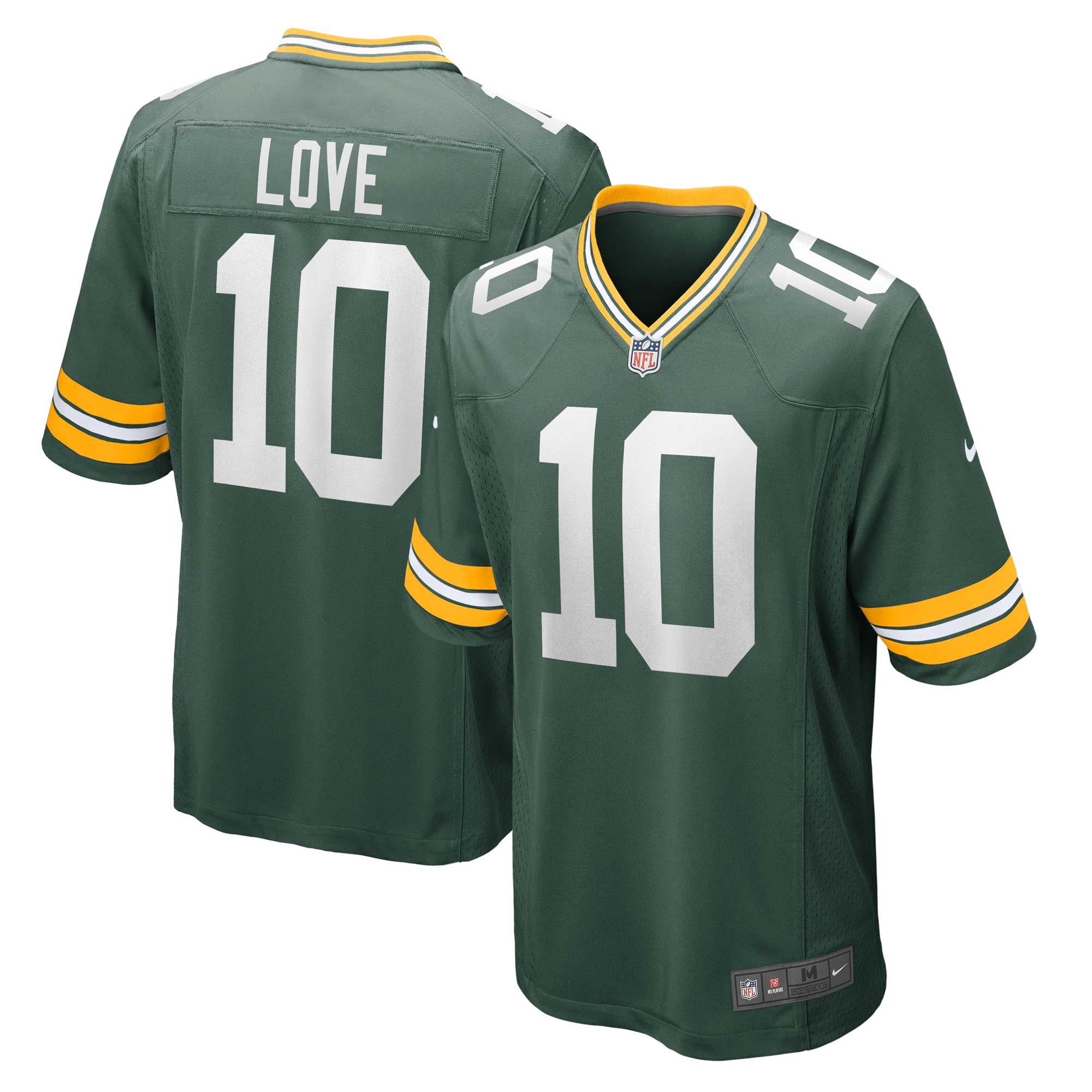 Jordan Love Green Bay Packers  Game Jersey - Green
