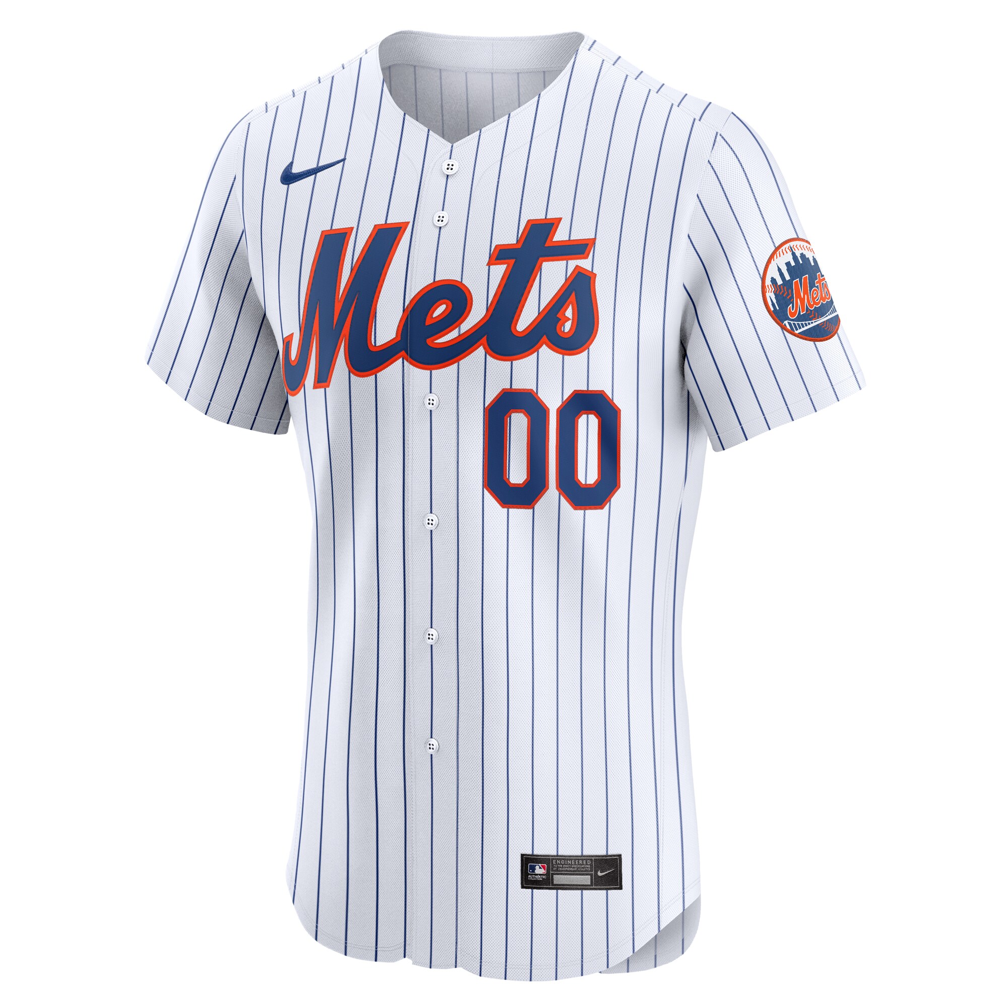 New York Mets  Home Elite Custom Jersey - White