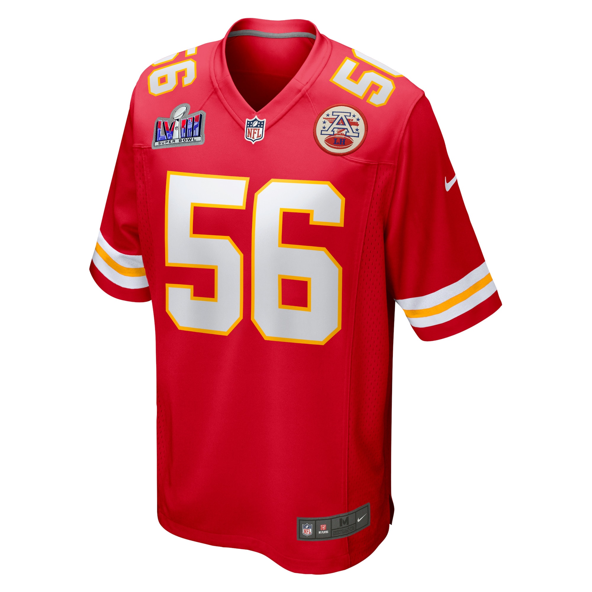 George Karlaftis Kansas City Chiefs  Super Bowl LVIII Game Jersey - Red
