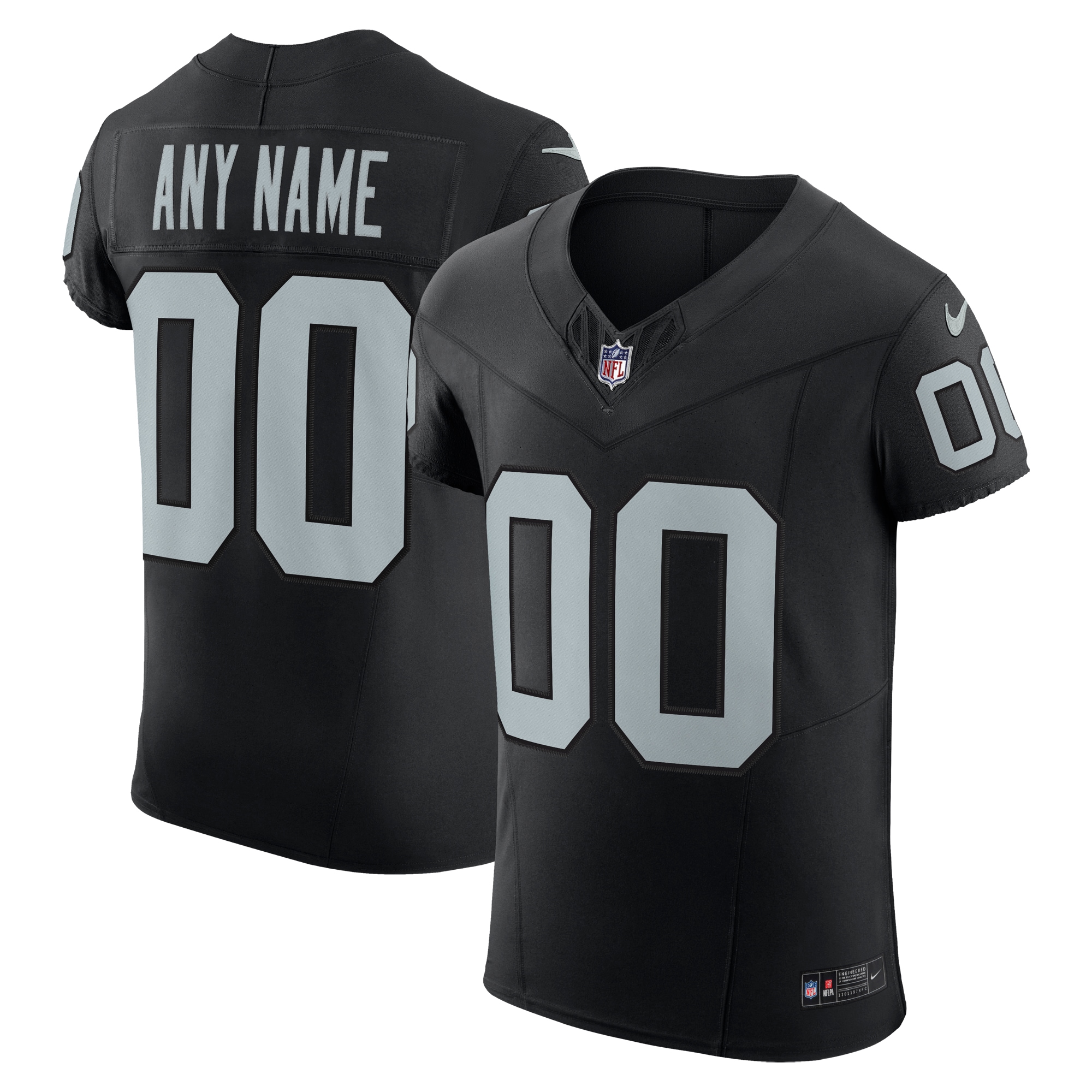 Las Vegas Raiders  Vapor F.U.S.E. Elite Custom Jersey - Black
