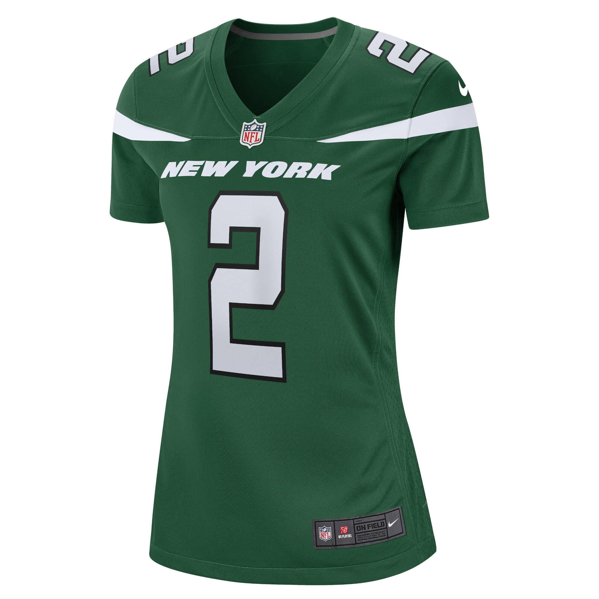 Zach Wilson New York Jets  Women's Player Jersey - Green