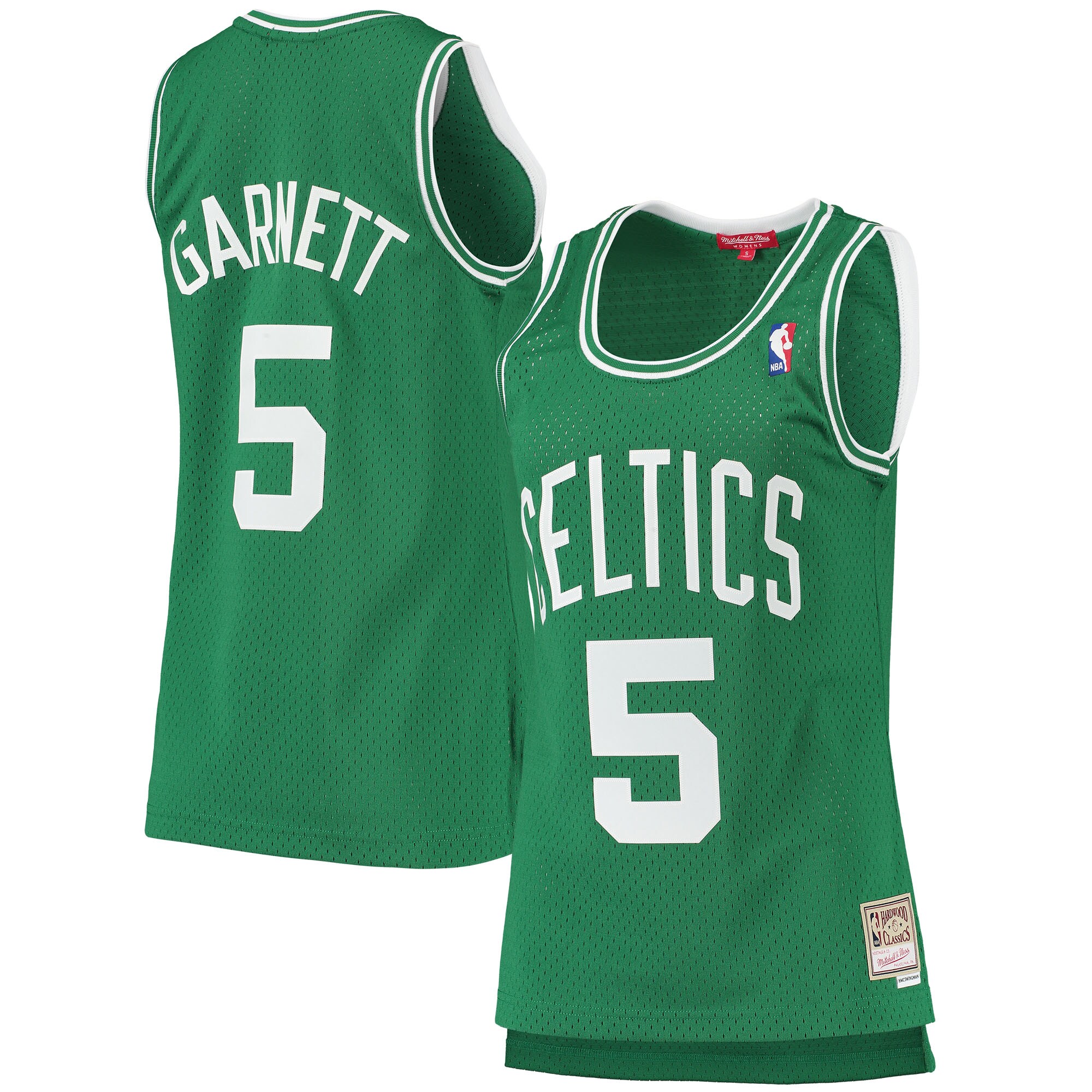 Kevin Garnett Boston Celtics Mitchell & Ness Women's 2007\/08 Hardwood Classics Swingman Jersey - Kelly Green