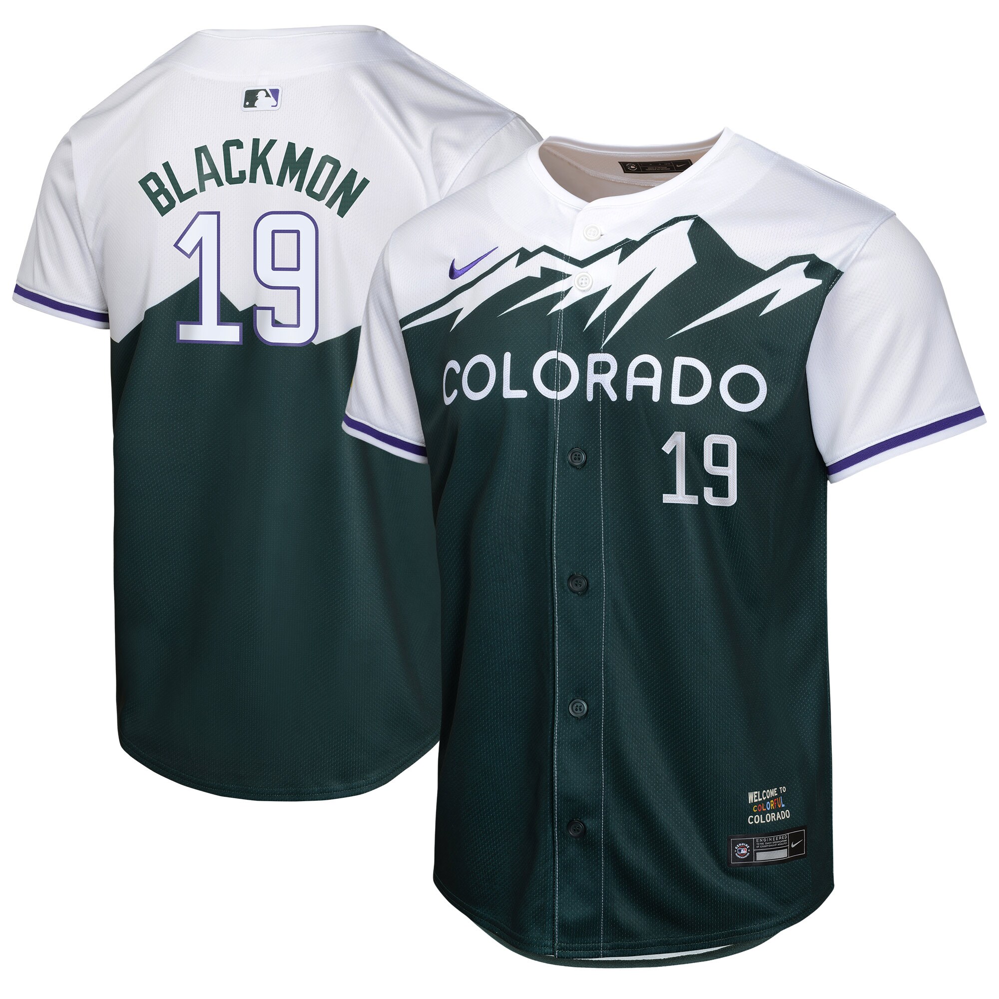 Charlie Blackmon Colorado Rockies  Youth City Connect Limited Player Jersey - Green