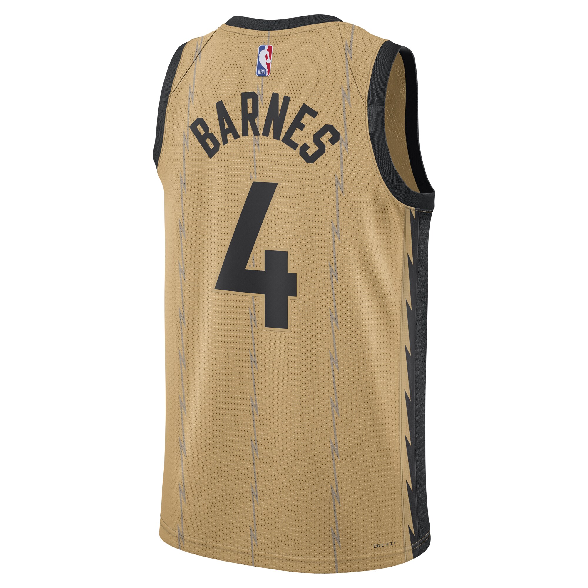 Scottie Barnes Toronto Raptors  Unisex 2023\/24 Swingman Jersey - Gold - City Edition
