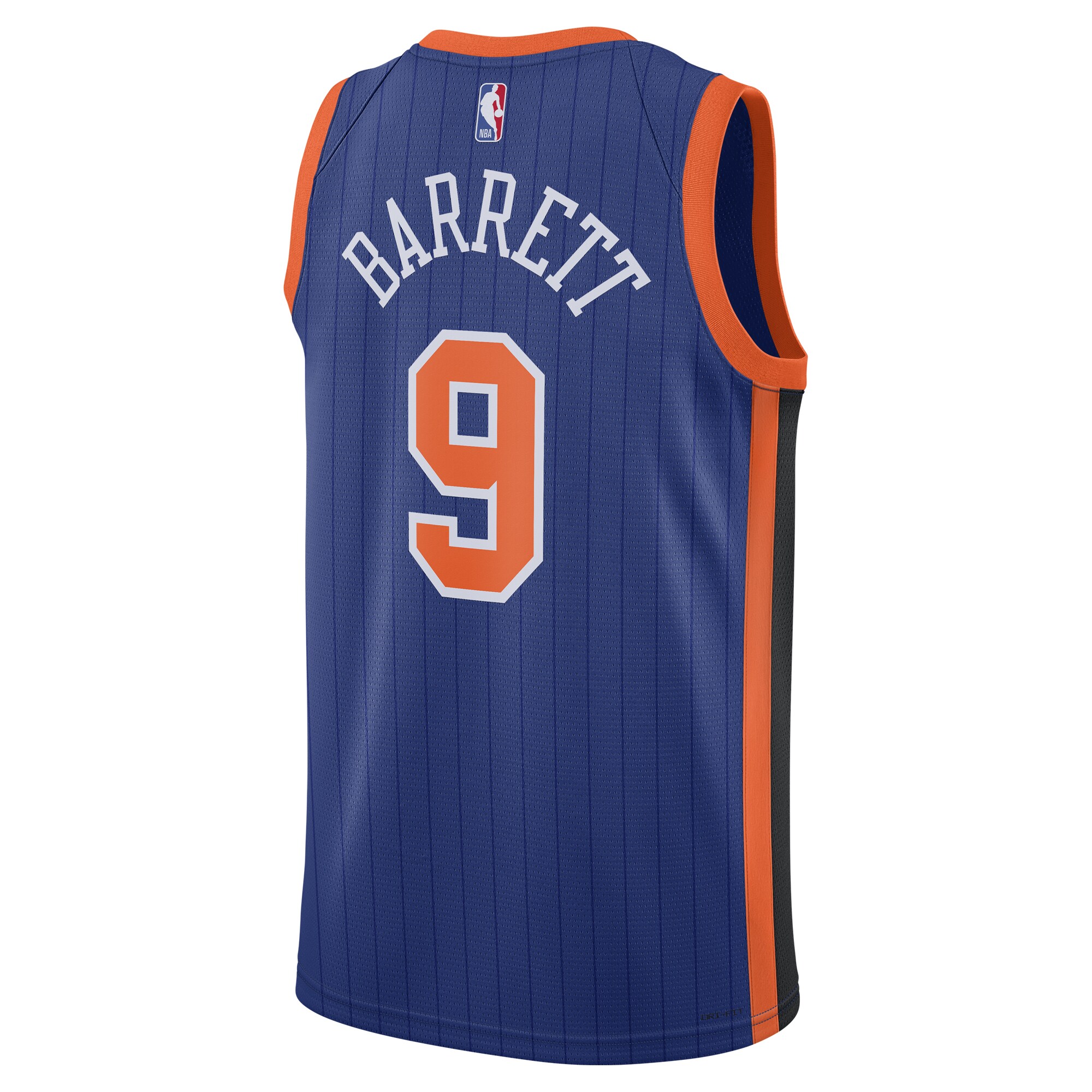 RJ Barrett New York Knicks  Unisex 2023\/24 Swingman Jersey - Blue - City Edition