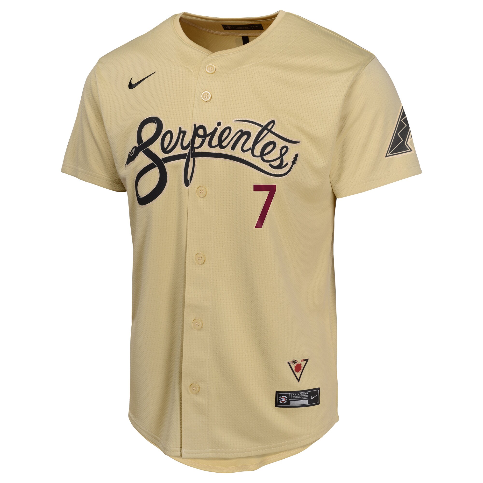 Corbin Carroll Arizona Diamondbacks  Youth City Connect Limited Player Jersey - Sand