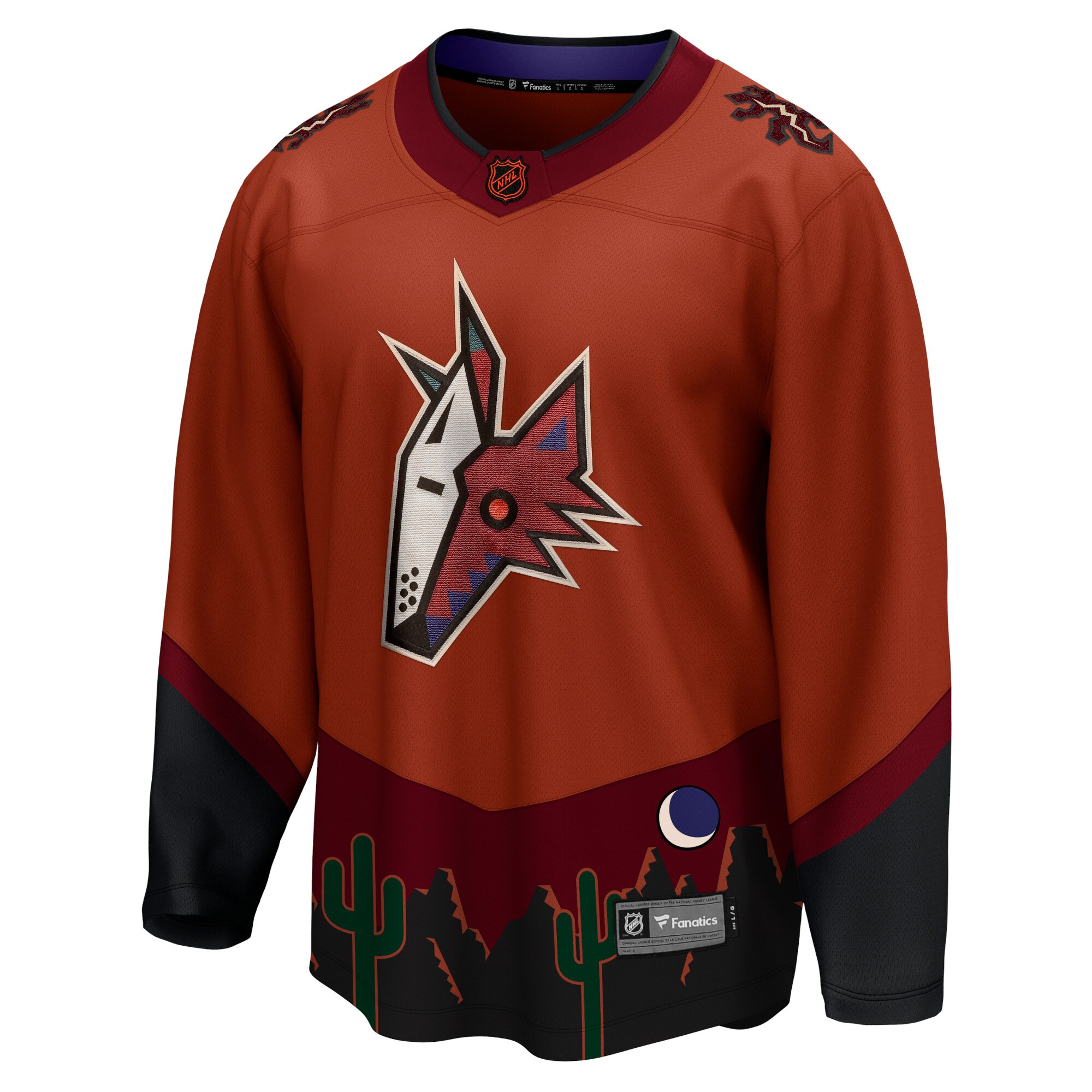 Arizona Coyotes Fanatics Special Edition 2.0 Breakaway Blank Jersey - Burnt Orange