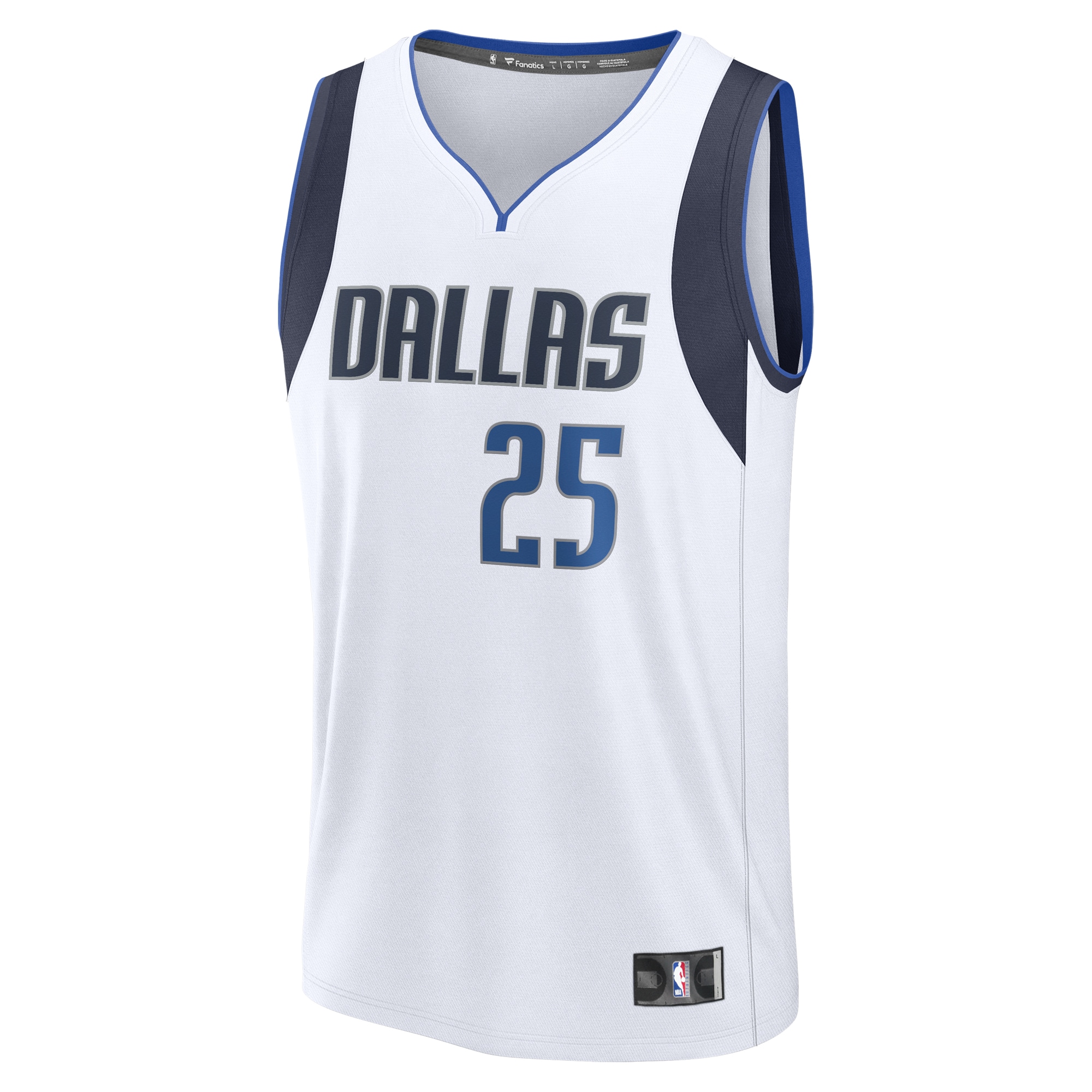 PJ Washington Jr. Dallas Mavericks Fanatics Youth Fast Break Player Jersey - Association Edition - White
