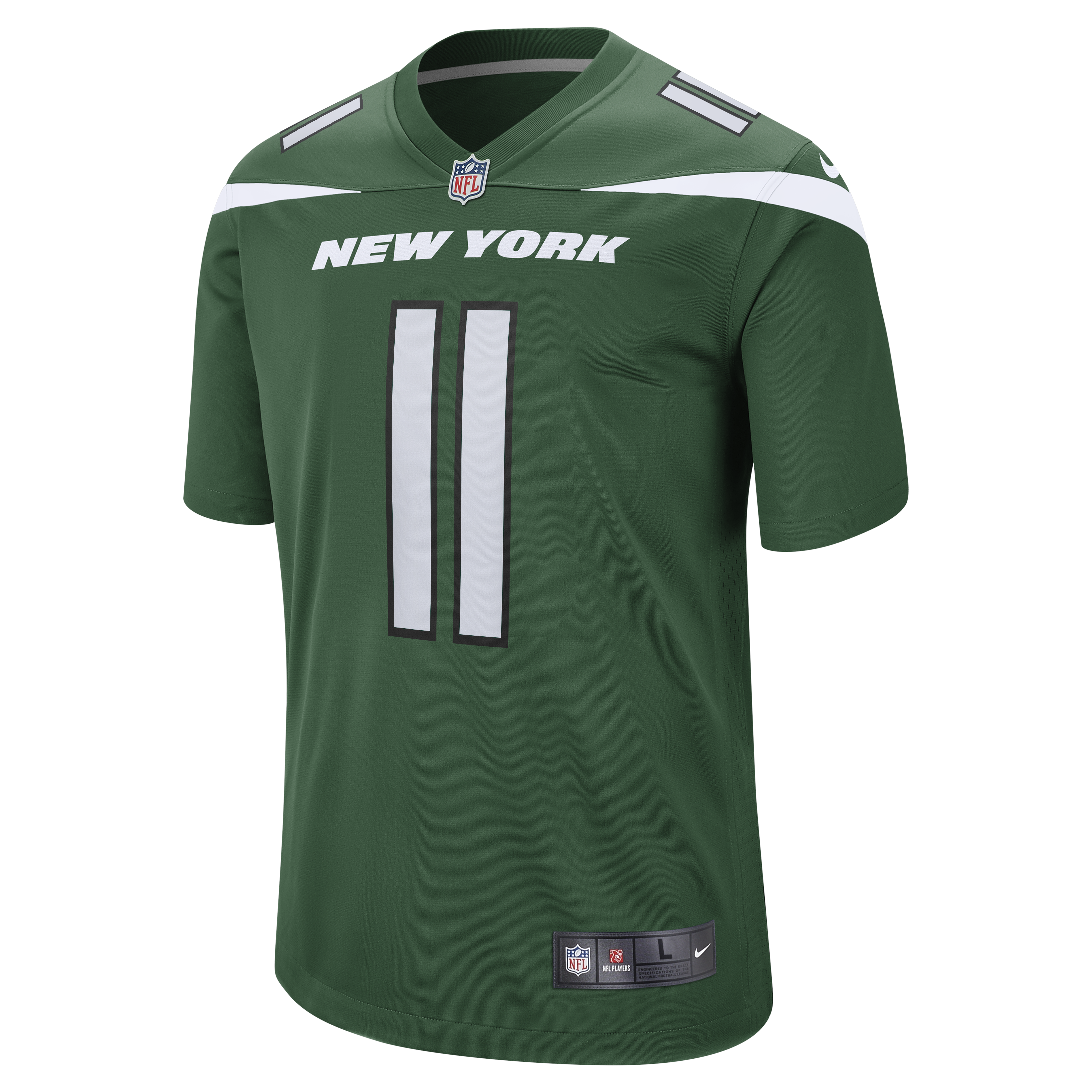Jermaine Johnson II New York Jets  Game Jersey - Gotham Green