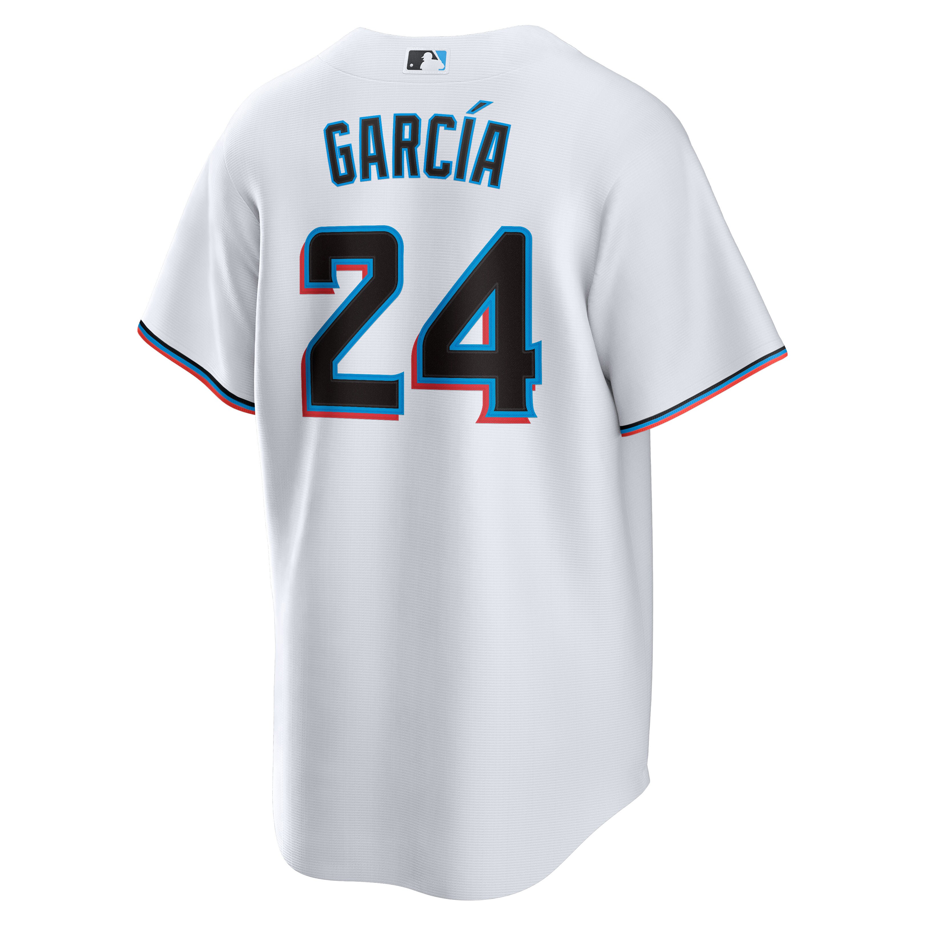 Avisa\u00c3\u00adl Garc\u00c3\u00ada Miami Marlins  Home  Replica Player Jersey - White