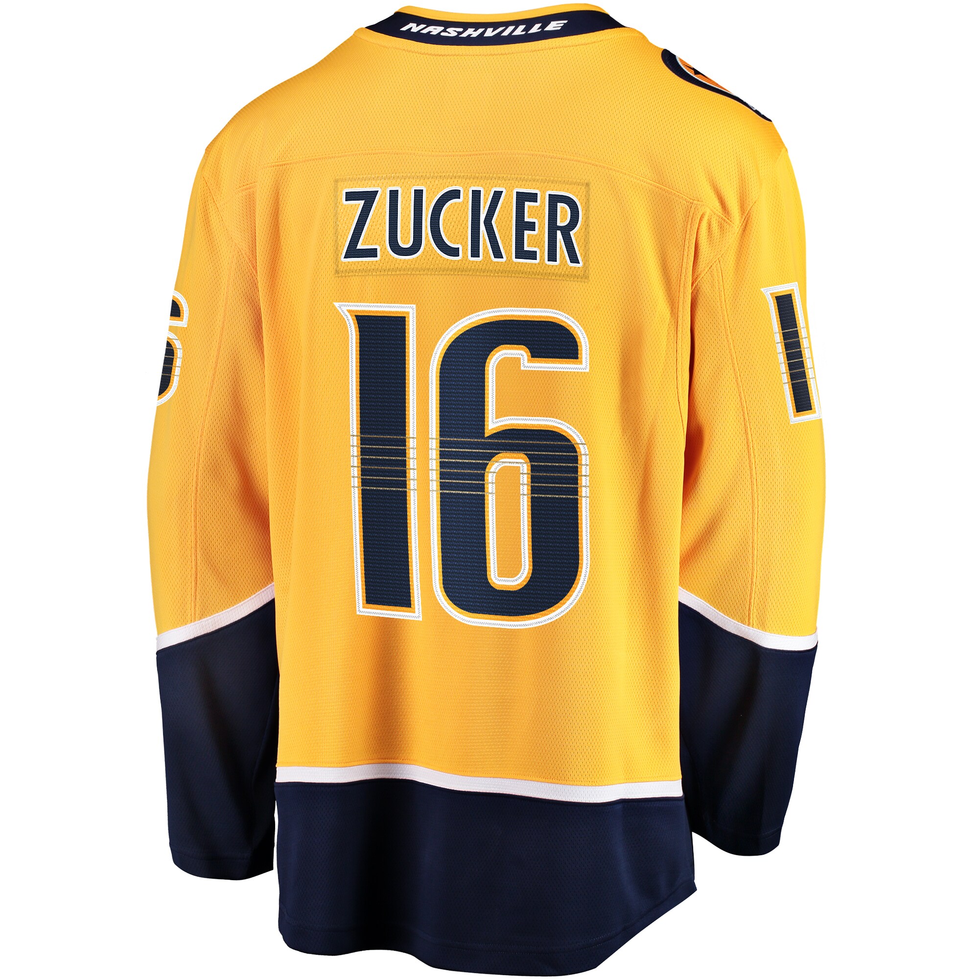 Jason Zucker Nashville Predators Fanatics  Premier Breakaway Player Jersey - Gold