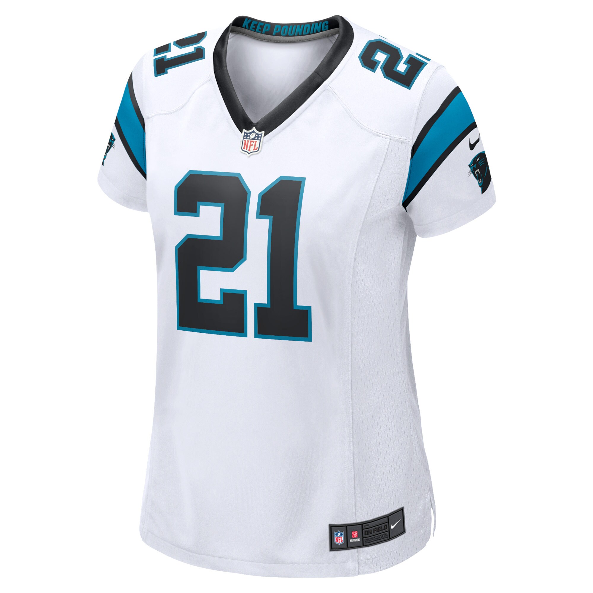 Jeremy Chinn Carolina Panthers  Women's Game Jersey - White