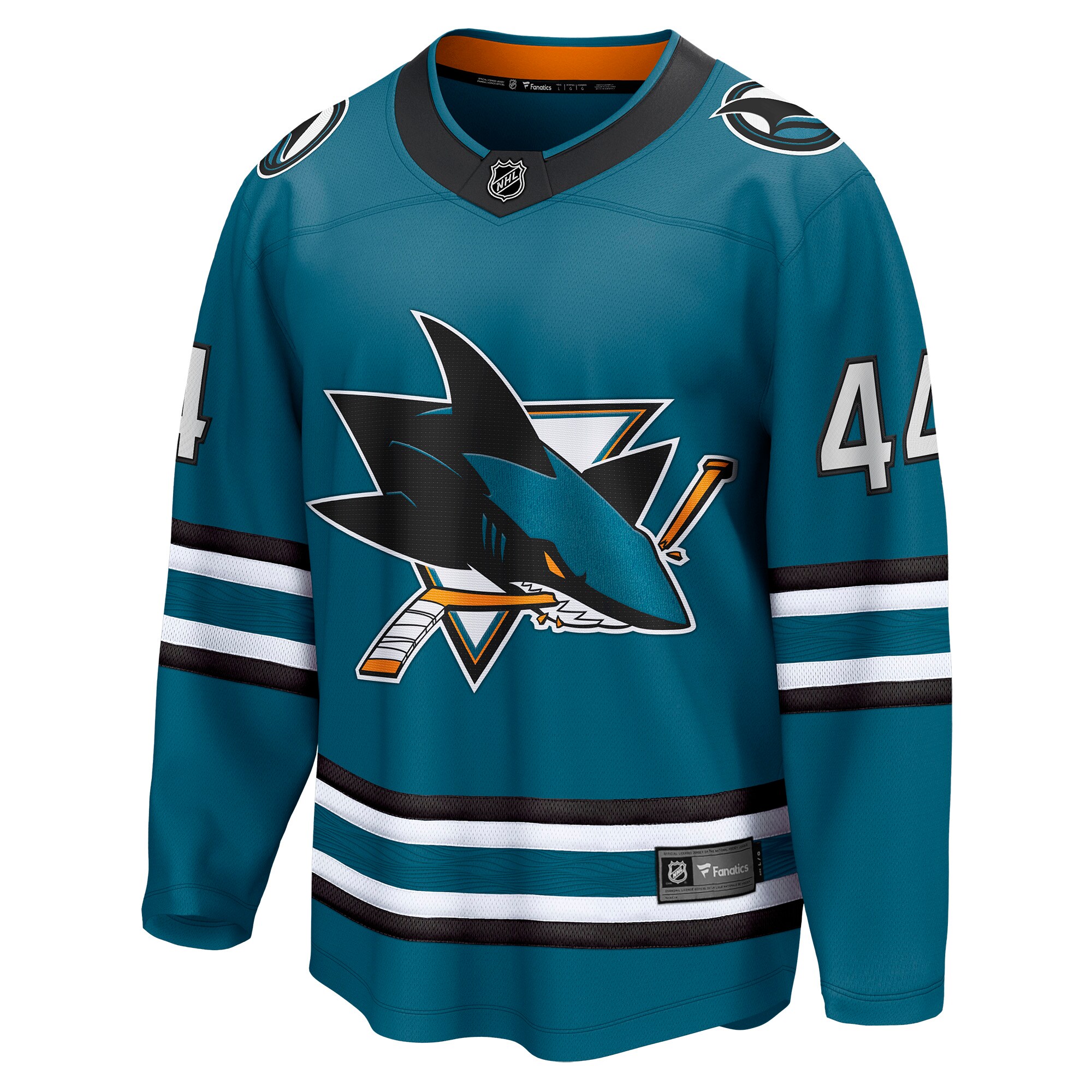 Marc-Edouard Vlasic San Jose Sharks Fanatics Home Breakaway Player Jersey - Teal