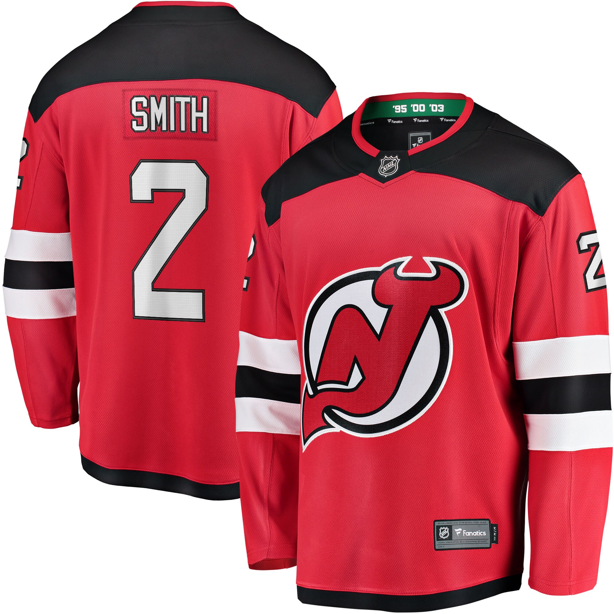 Brendan Smith New Jersey Devils Fanatics Home Breakaway Player Jersey - Red