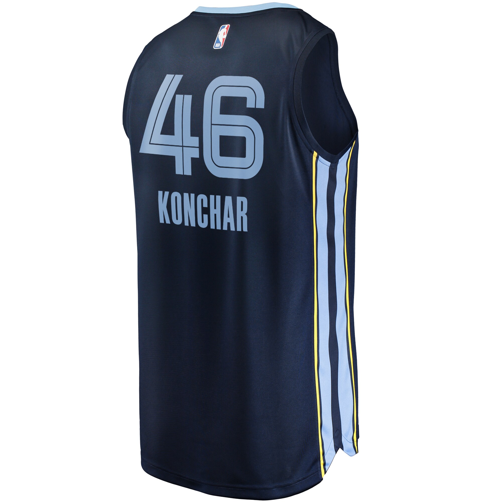 John Konchar Memphis Grizzlies Fanatics Fast Break Replica Jersey Navy - Icon Edition