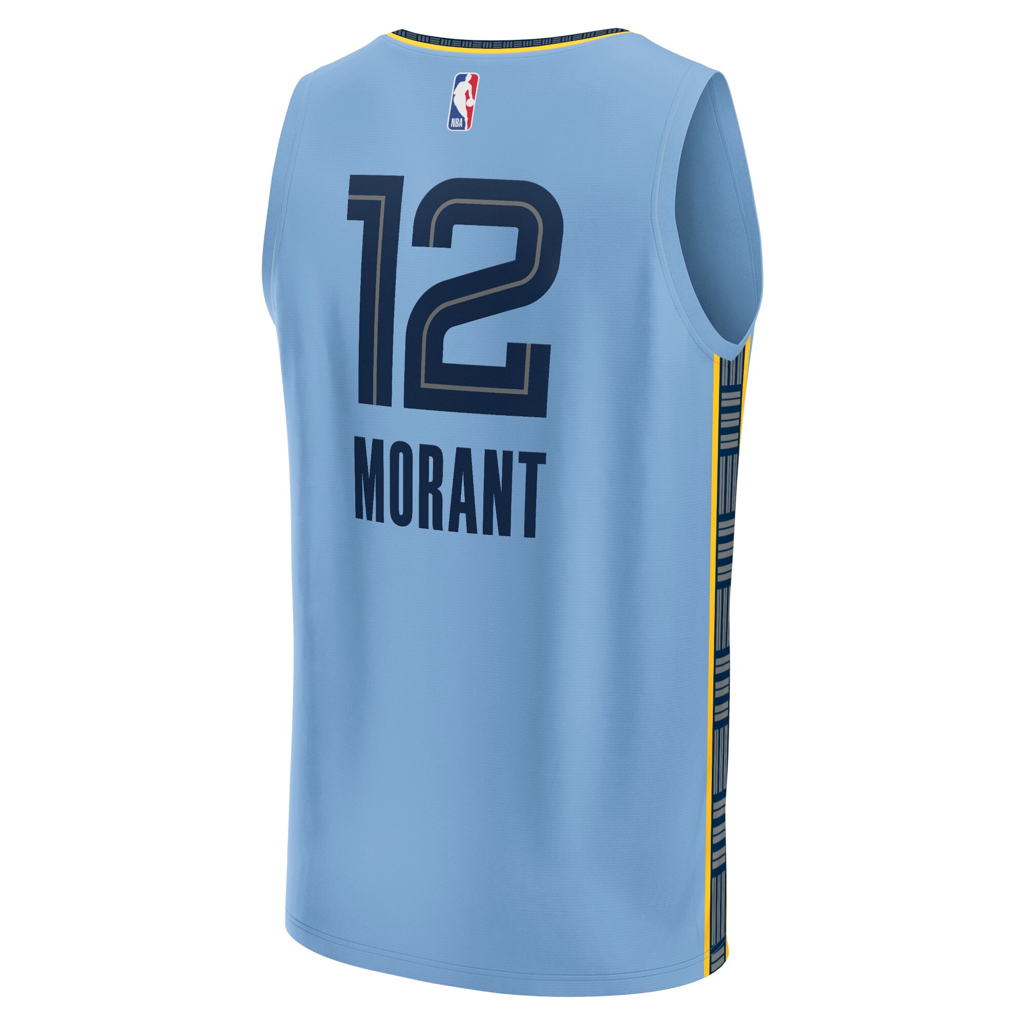 Ja Morant Memphis Grizzlies Fanatics Youth Fast Break Replica Player Jersey - Statement Edition - Light Blue
