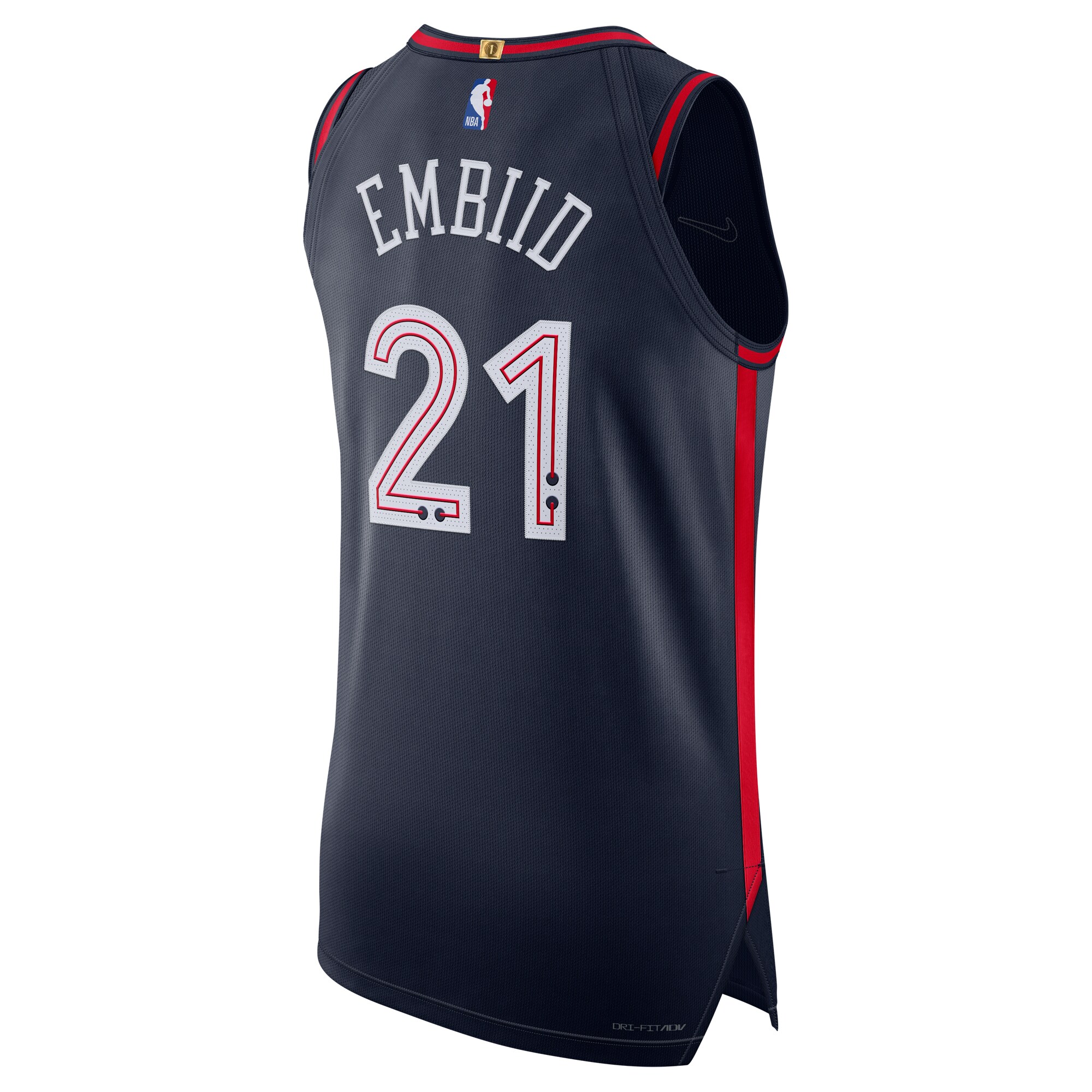 Joel Embiid Philadelphia 76ers  Authentic Jersey - City Edition - Navy