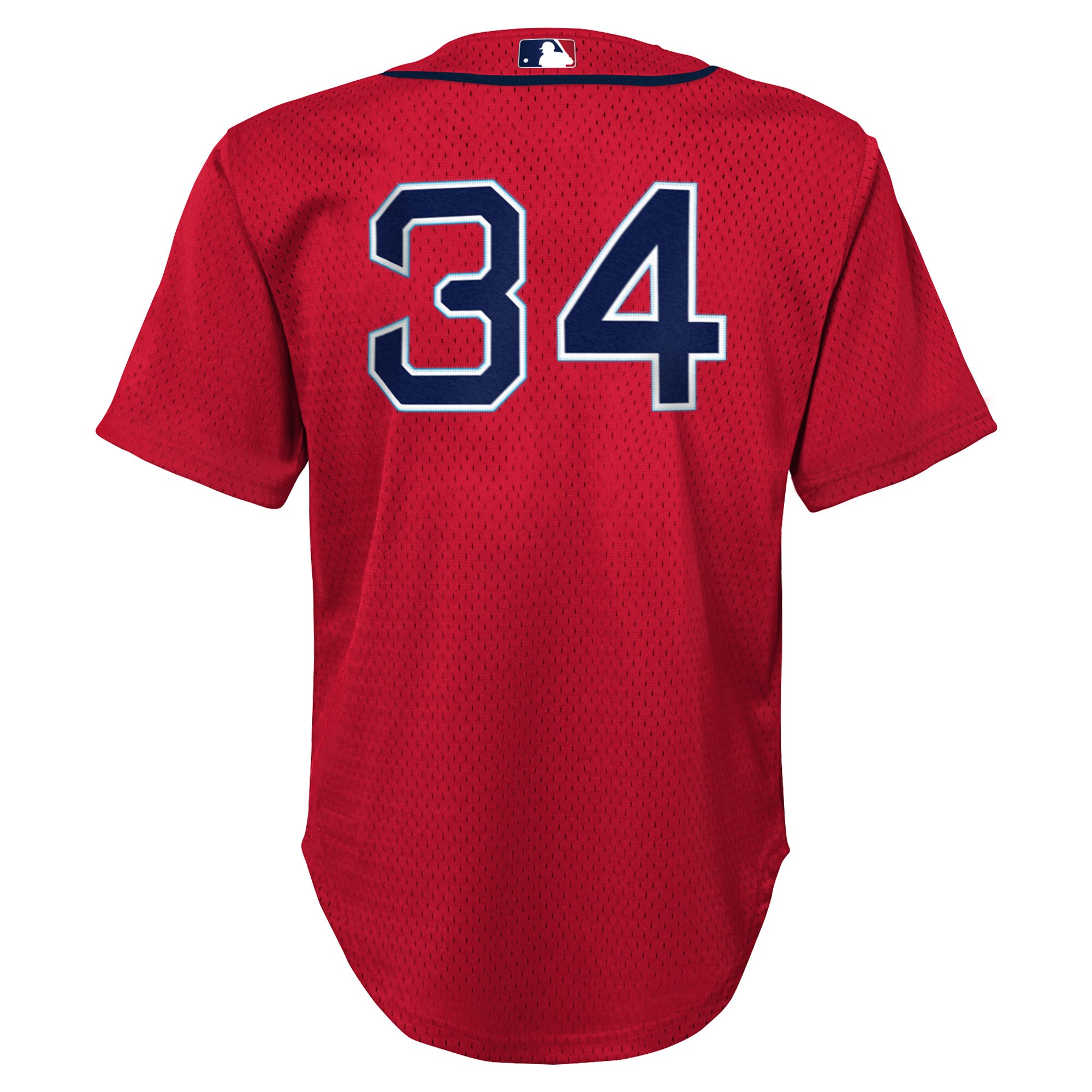 David Ortiz Boston Red Sox Mitchell & Ness Toddler Cooperstown Collection\u00c2\u00a0Mesh Batting Practice Jersey - Red