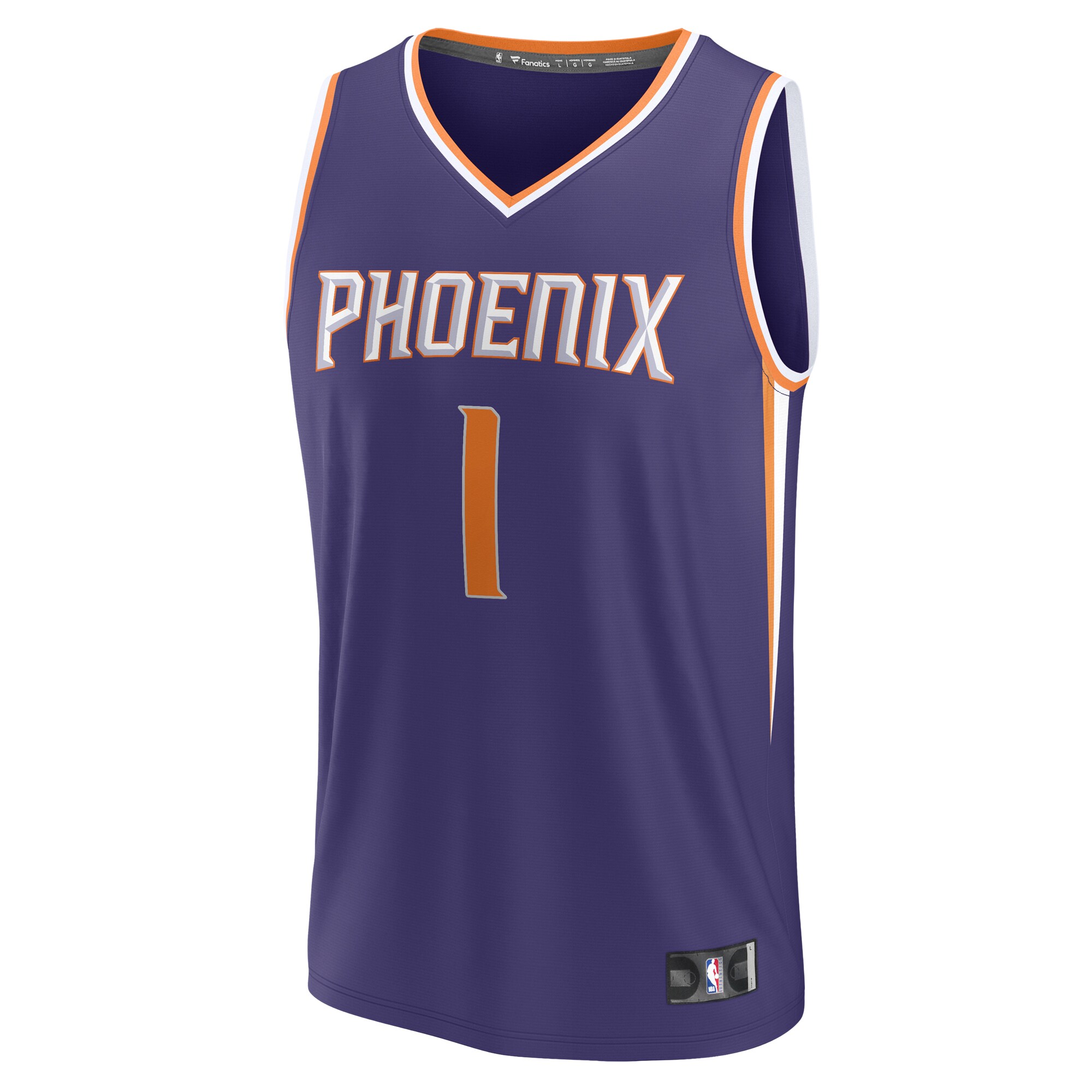 Devin Booker Phoenix Suns Fanatics Youth Fast Break Player Jersey - Icon Edition - Purple