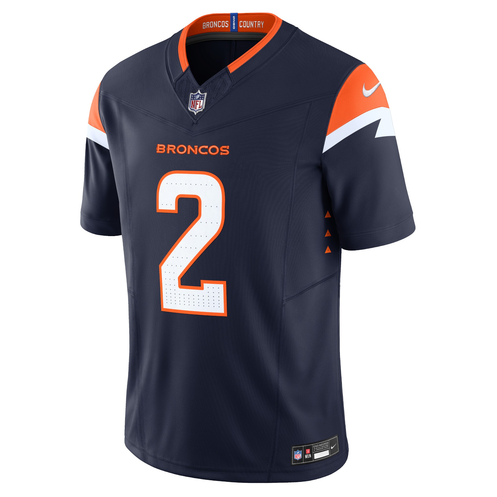 Patrick Surtain II Denver Broncos  Alternate Vapor F.U.S.E. Limited Jersey - Navy