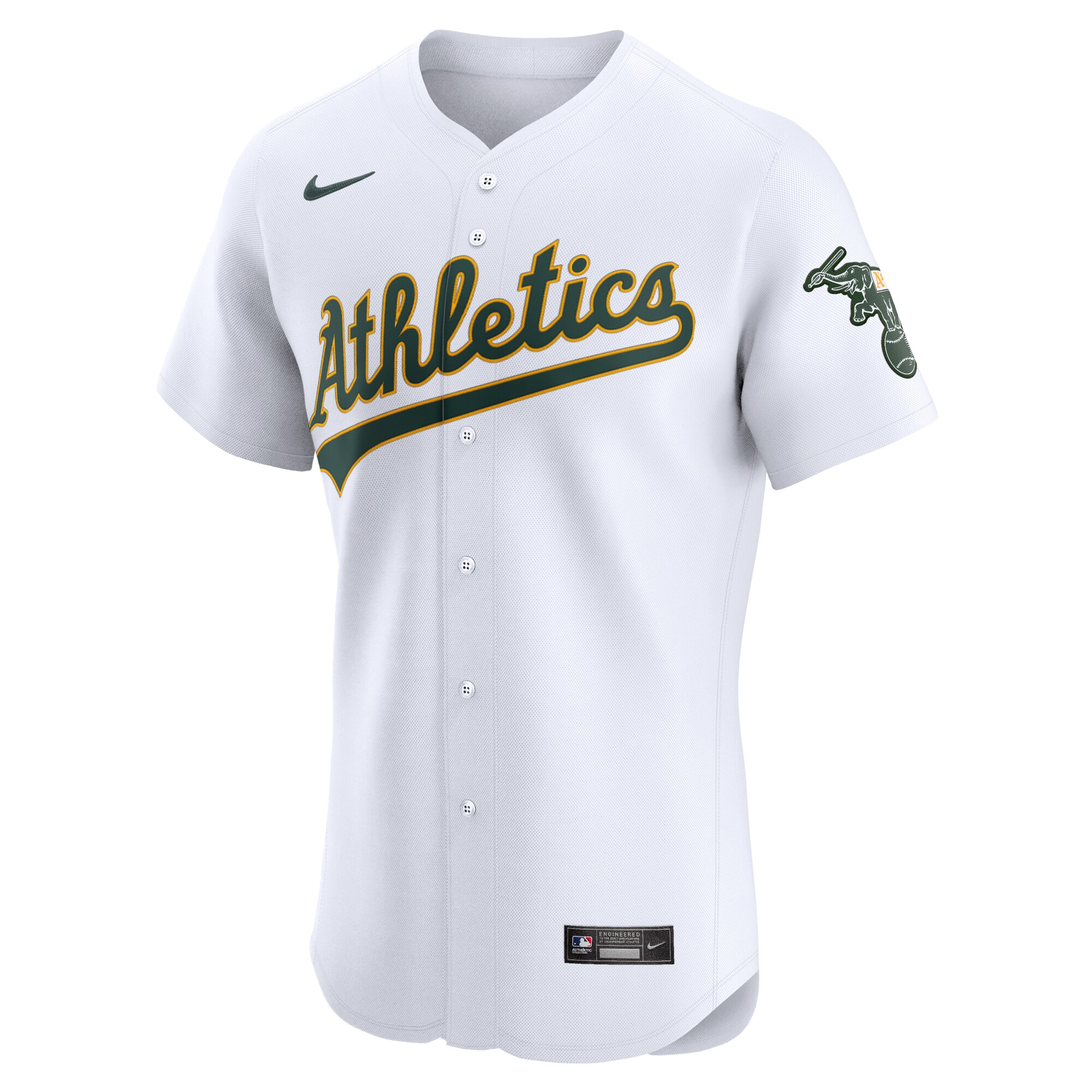 Oakland Athletics  Home Elite Jersey - White