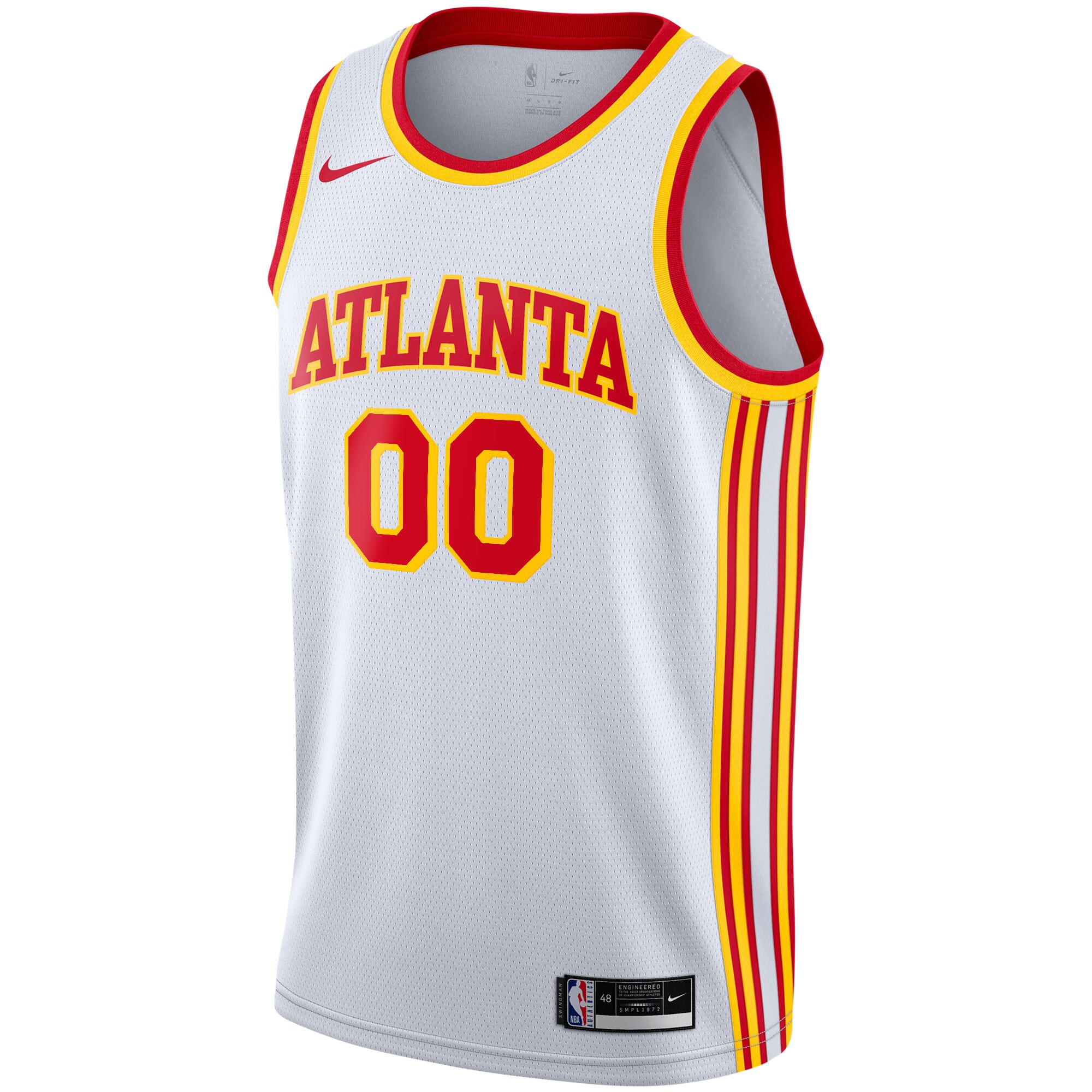 Atlanta Hawks  2020\/21 Swingman Custom Jersey - Association Edition - White