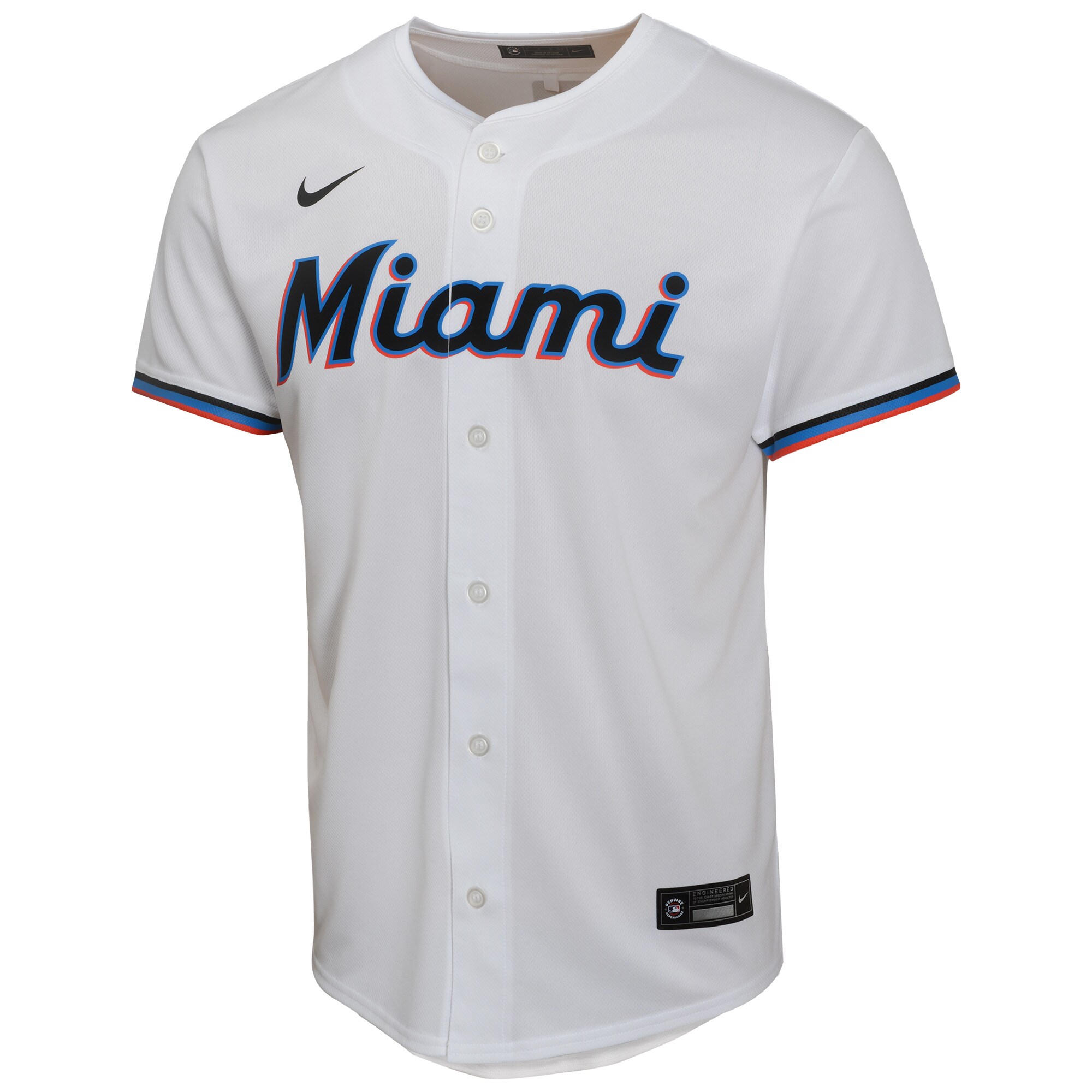 Jazz Chisholm Jr. Miami Marlins  Youth Home Game Player Jersey - White