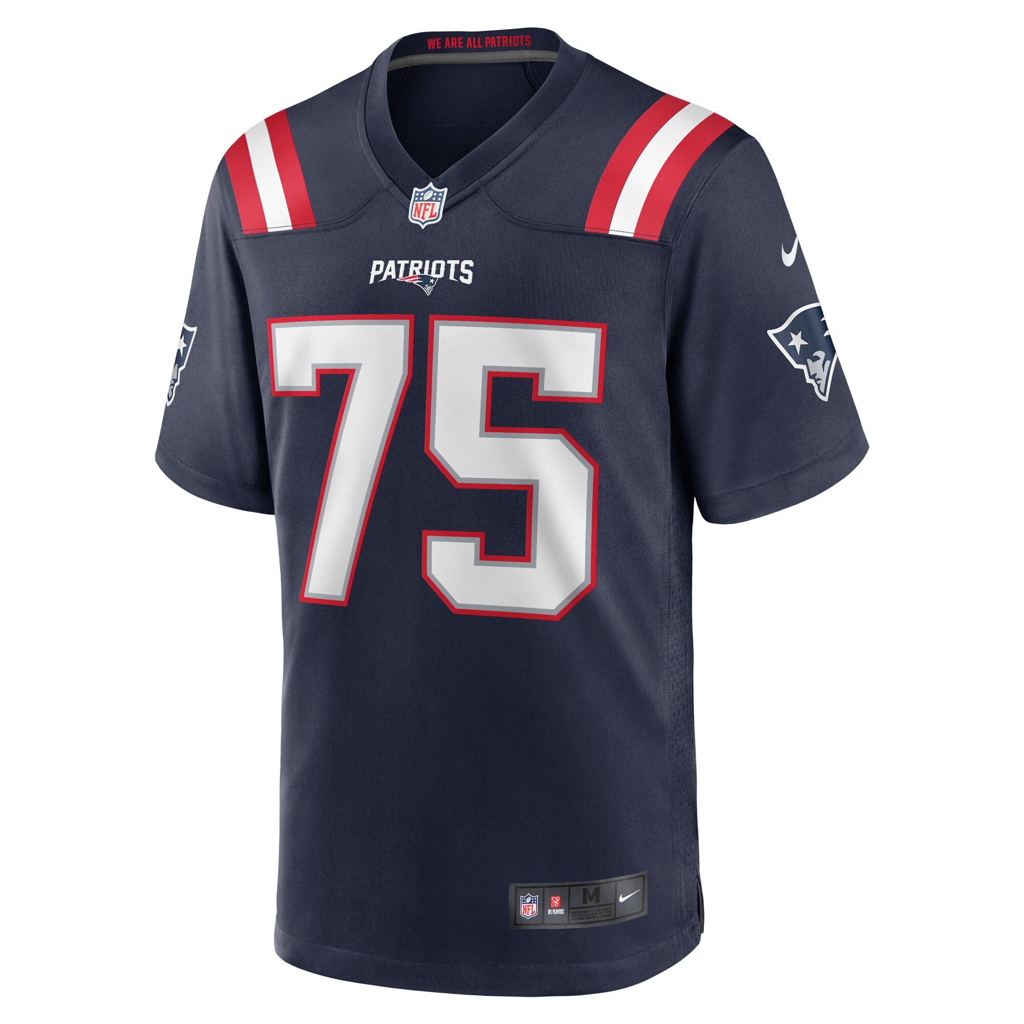 Conor McDermott New England Patriots  Home Game Player Jersey - Navy