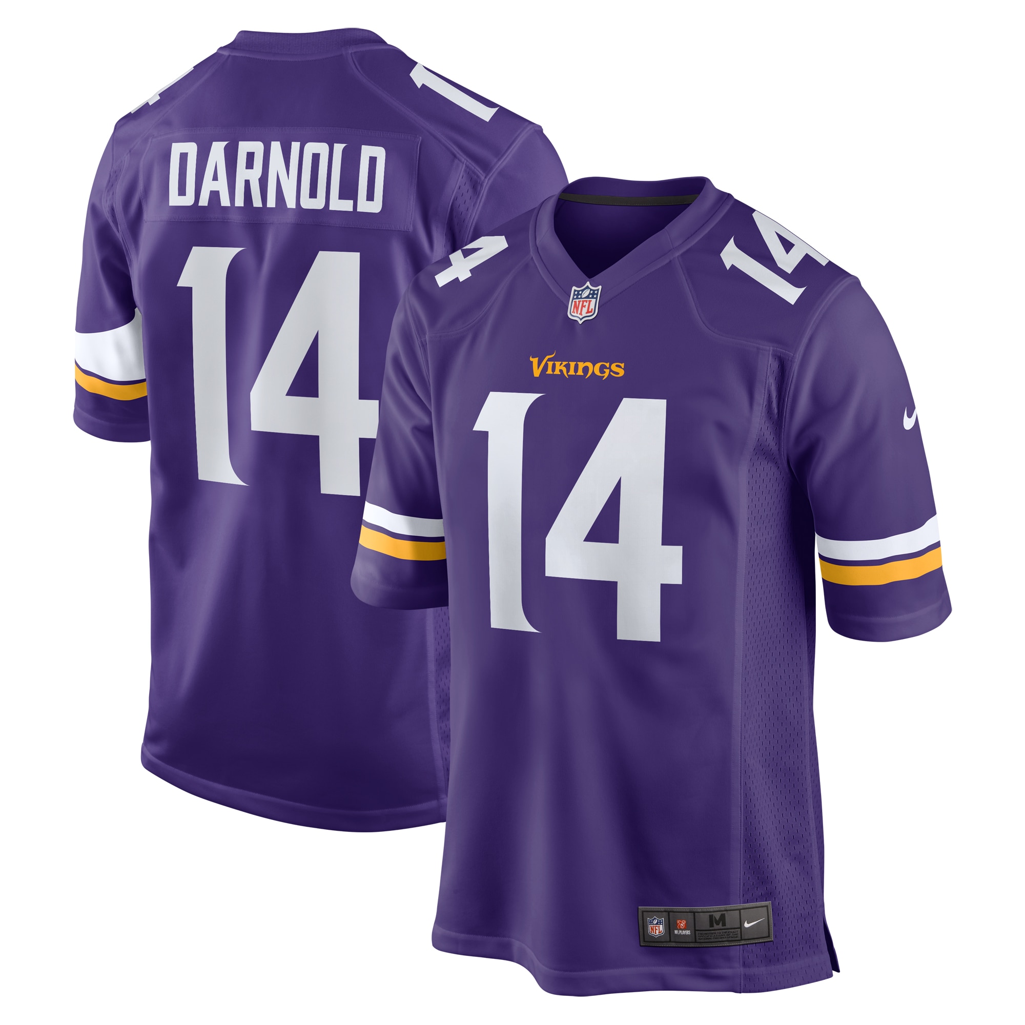 Sam Darnold Minnesota Vikings  Team Game Jersey -  Purple