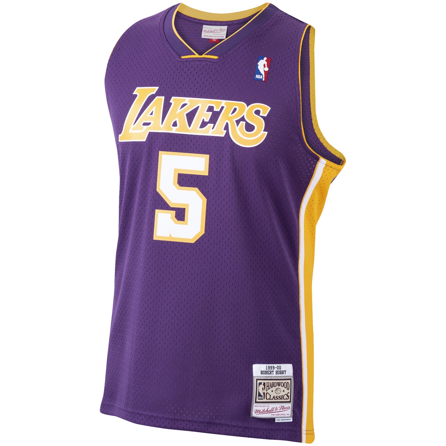 Robert Horry Los Angeles Lakers Mitchell & Ness 1999\/00 Hardwood Classics Swingman Jersey - Purple