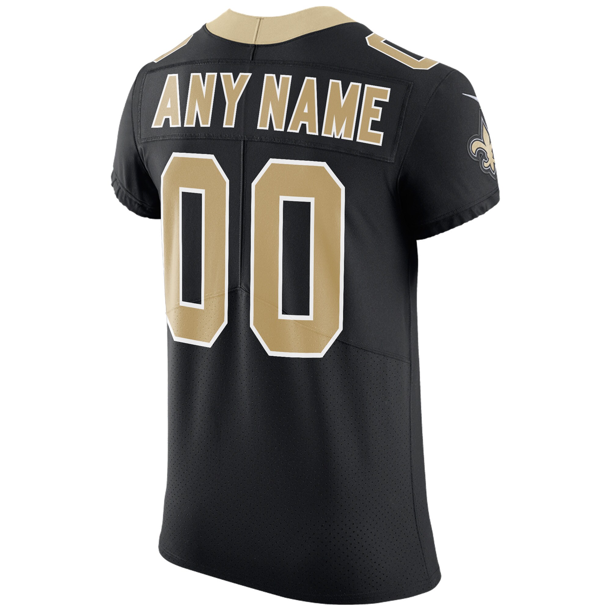 New Orleans Saints  Vapor Untouchable Custom Elite Jersey - Black