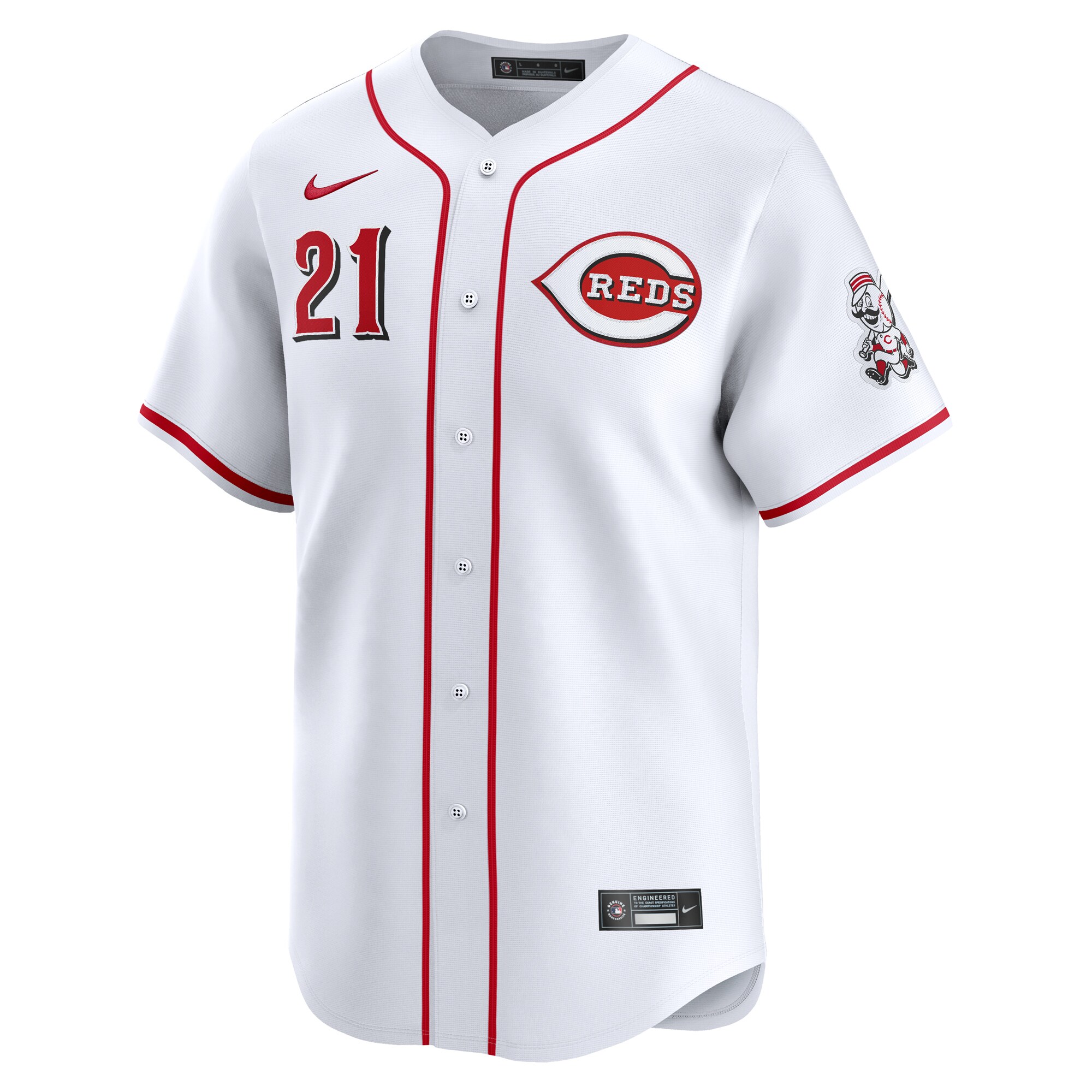 Hunter Greene Cincinnati Reds  Home Limited Player Jersey - White