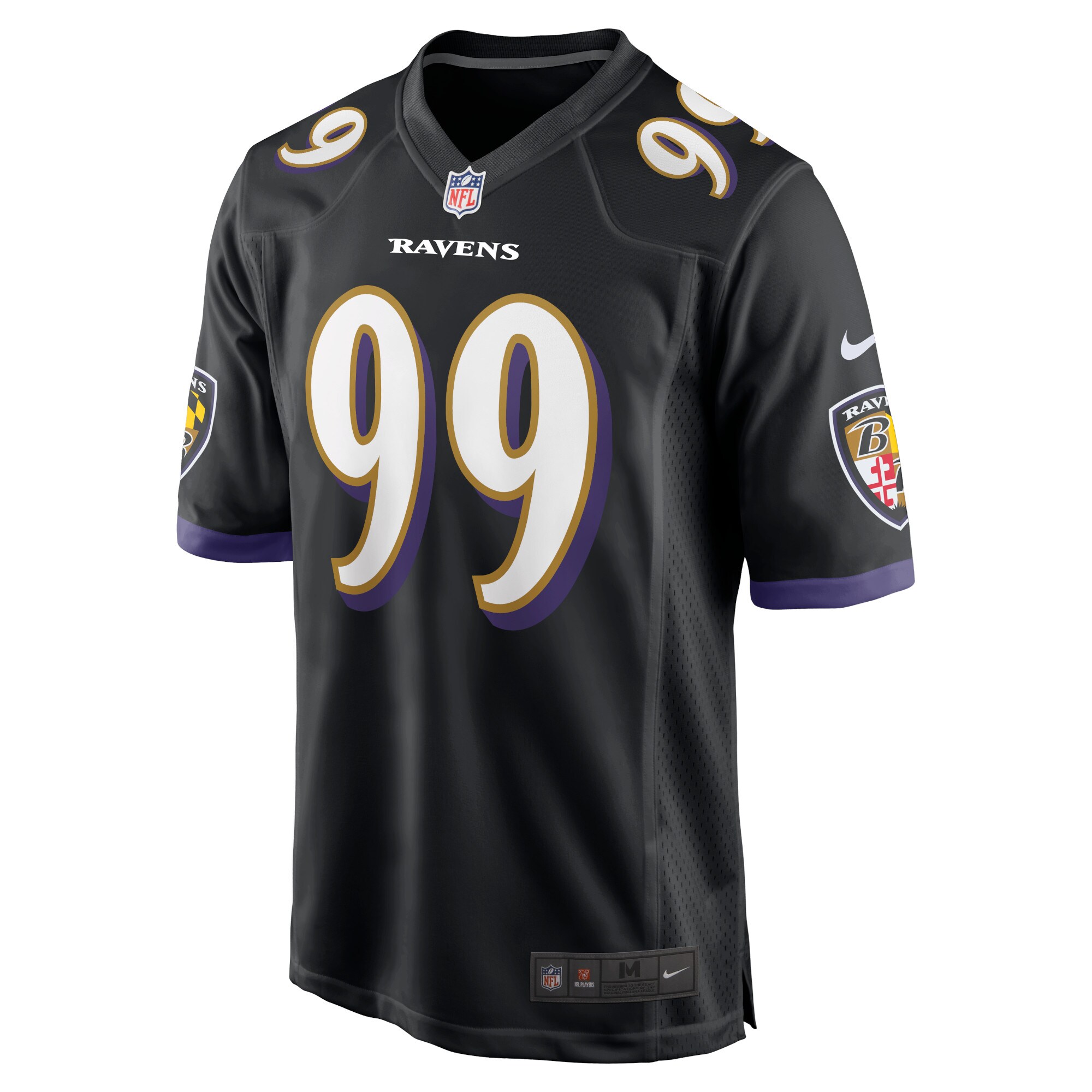 Odafe Oweh Baltimore Ravens  Game Jersey - Black