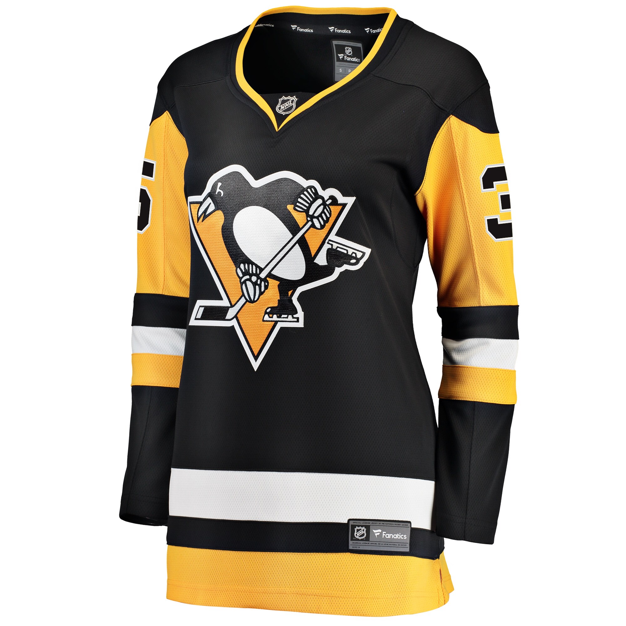 Tristan Jarry Pittsburgh Penguins Fanatics Women's Premier Breakaway Player Jersey - Black