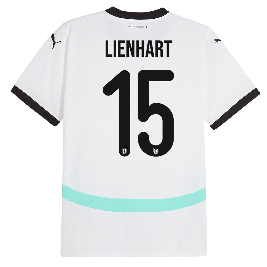 Philipp Lienhart 15 Austria National Team 2024/25 Away Men Jersey - White