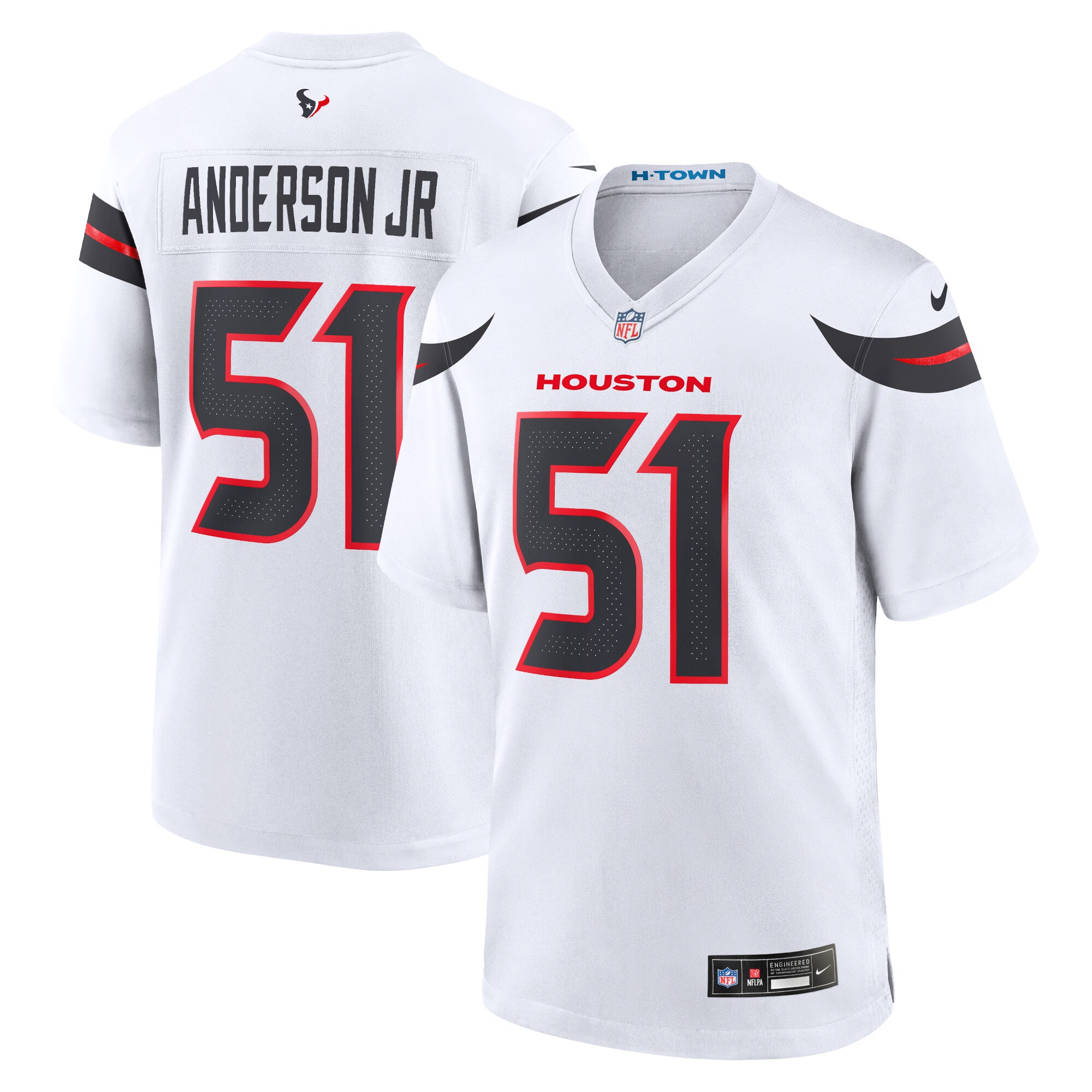 Will Anderson Jr. Houston Texans  Game Jersey - White