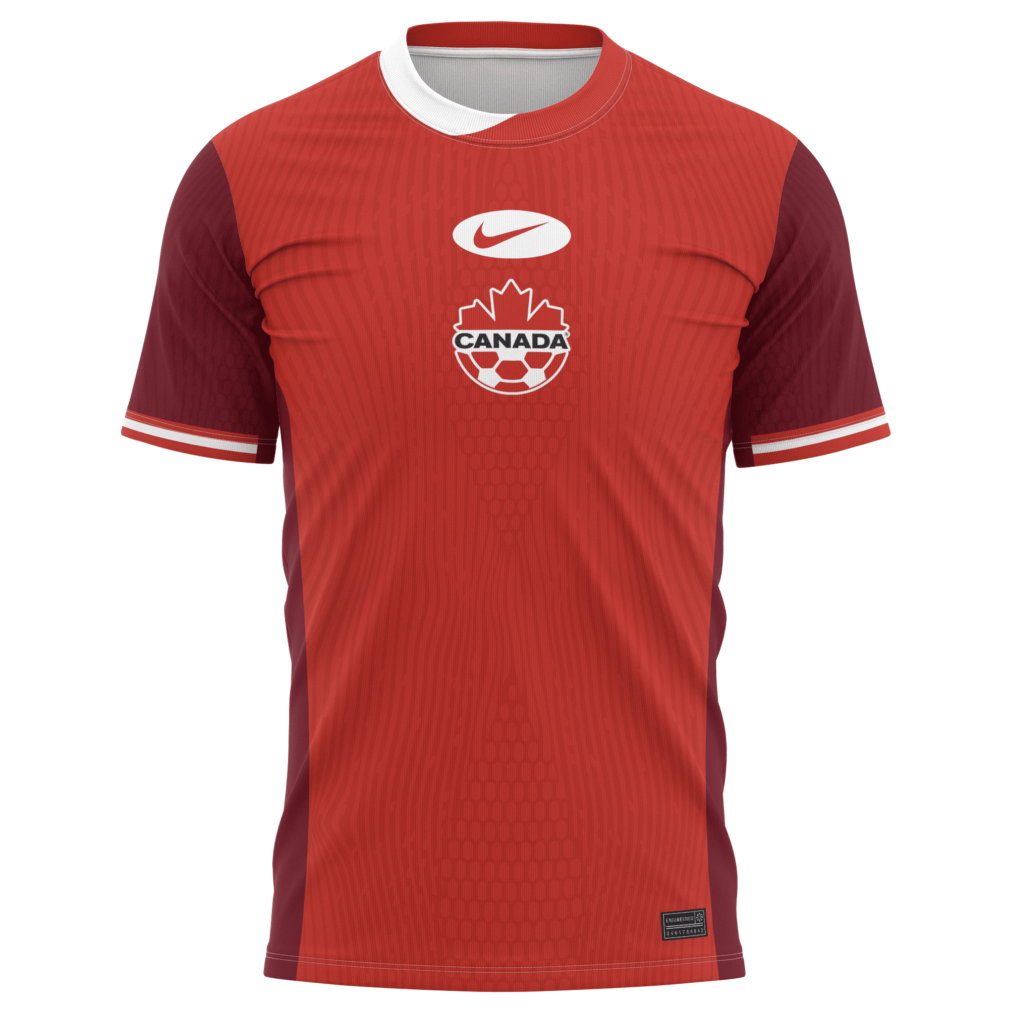 Canada National Team 2024 Home Kits AOP T-shirt - Red