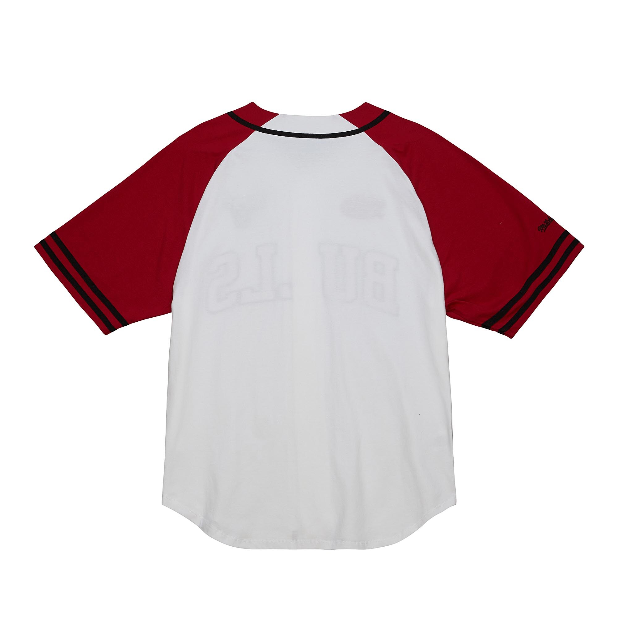 Chicago Bulls Mitchell & Ness Practice Day Baseball Jersey - White
