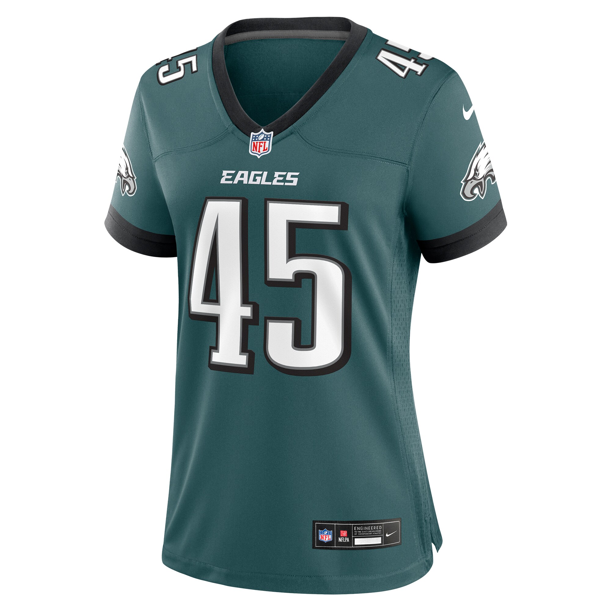 Devin White Philadelphia Eagles  Women's  Game Jersey - Midnight Green