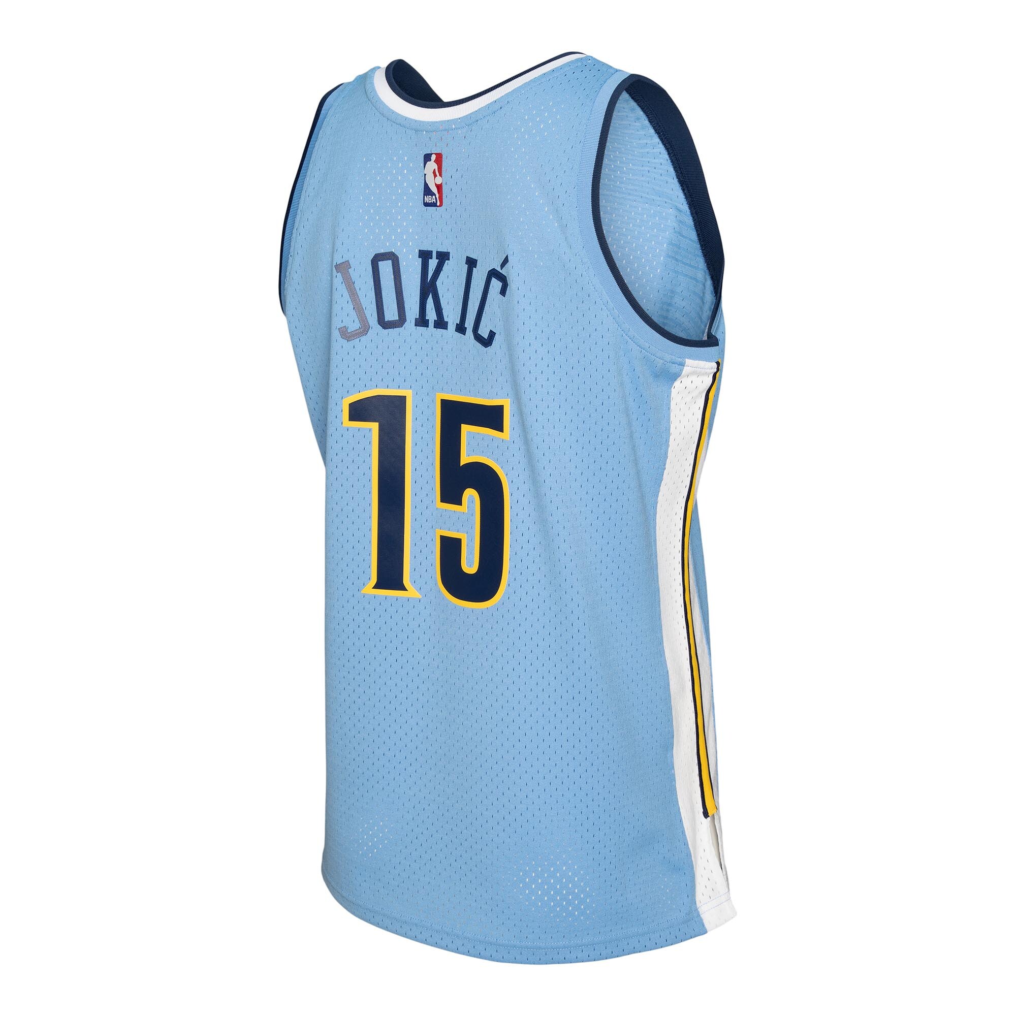 Nikola Jokic Denver Nuggets Mitchell & Ness 2016\/17 Swingman Jersey - Light Blue