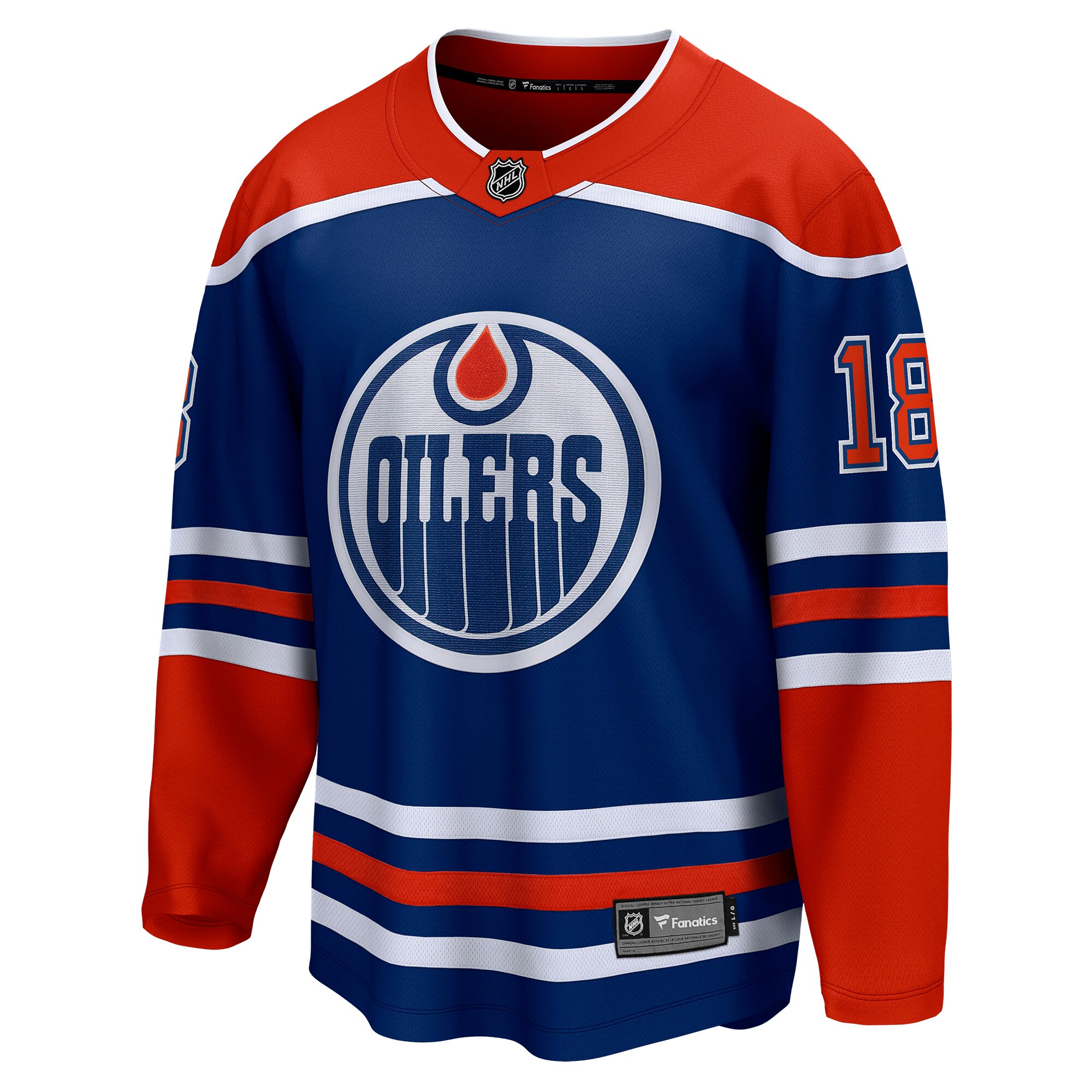 Zach Hyman Edmonton Oilers Fanatics Home Breakaway Player Jersey - Royal
