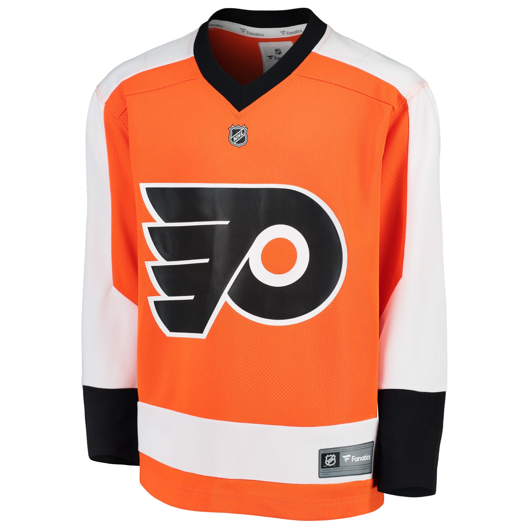Philadelphia Flyers Fanatics Youth Home Replica Blank Jersey - Orange