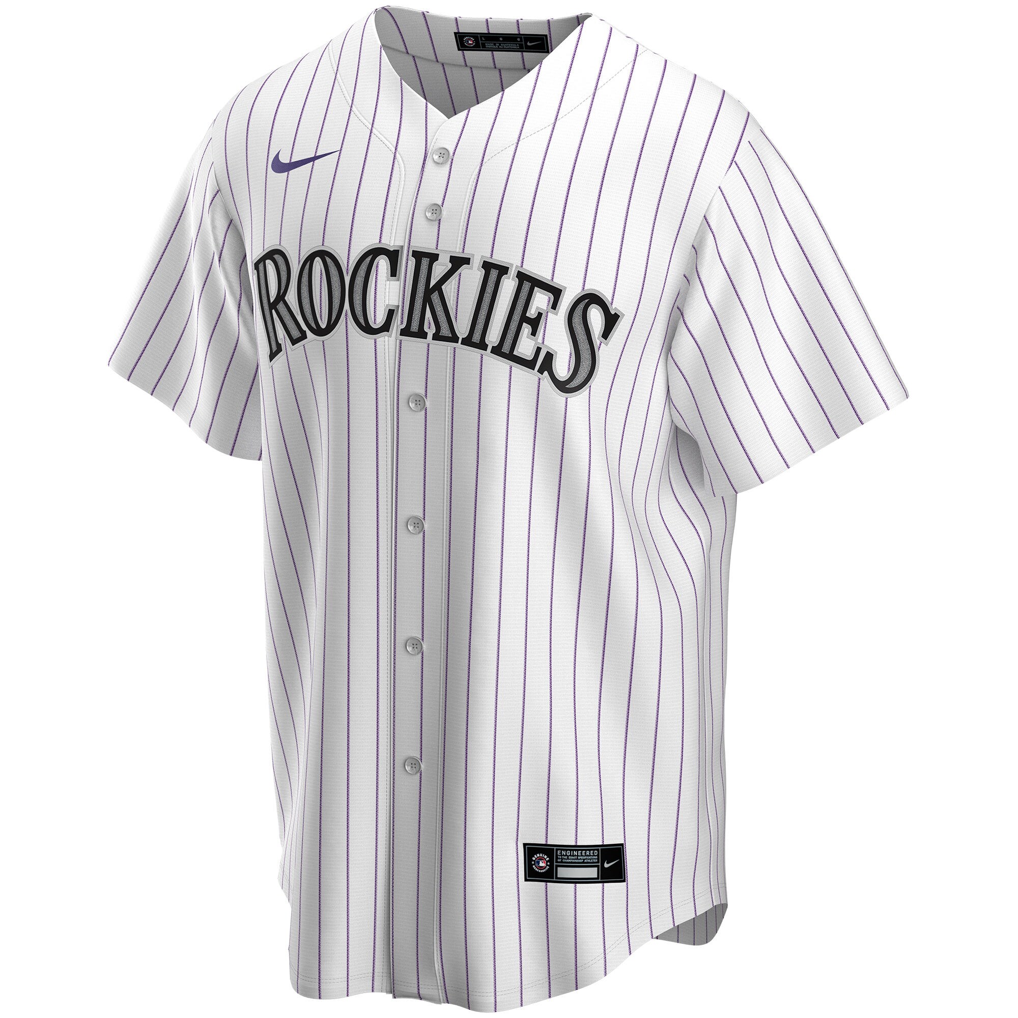 Colorado Rockies  Home Replica Custom Jersey - White