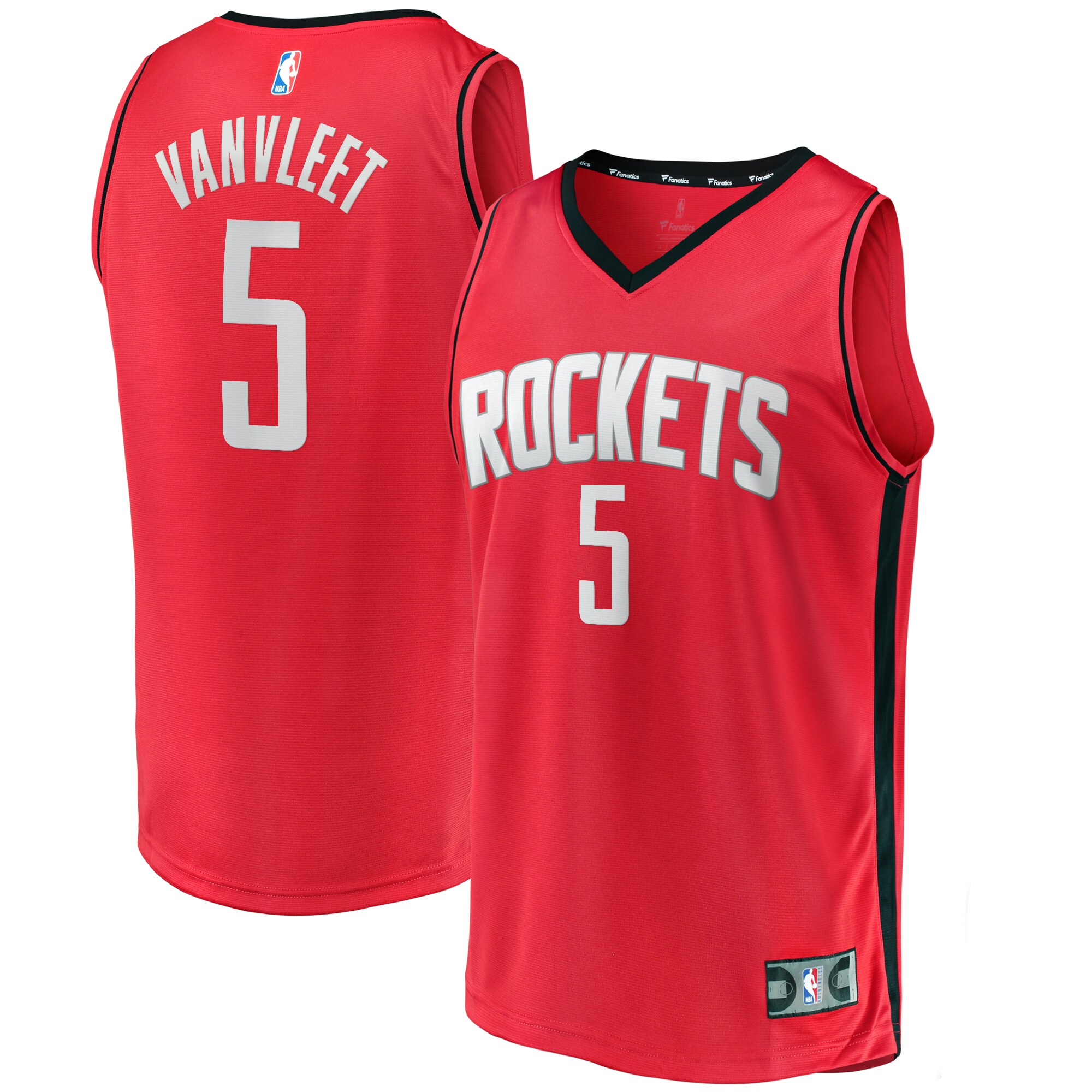 Fred VanVleet Houston Rockets Fanatics Youth Fast Break Replica Player Jersey - Icon Edition - Red