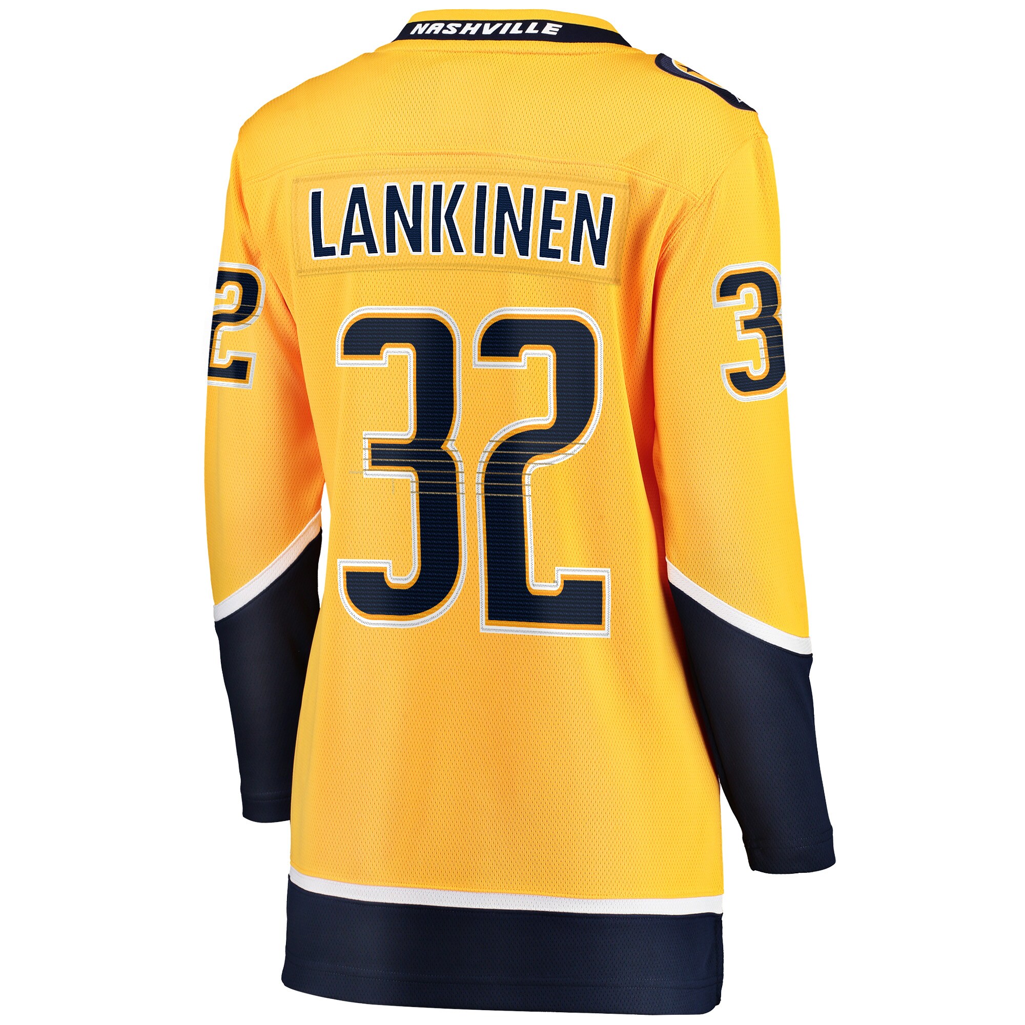 Kevin Lankinen Nashville Predators Fanatics Women's Home Breakaway Player Jersey - Gold