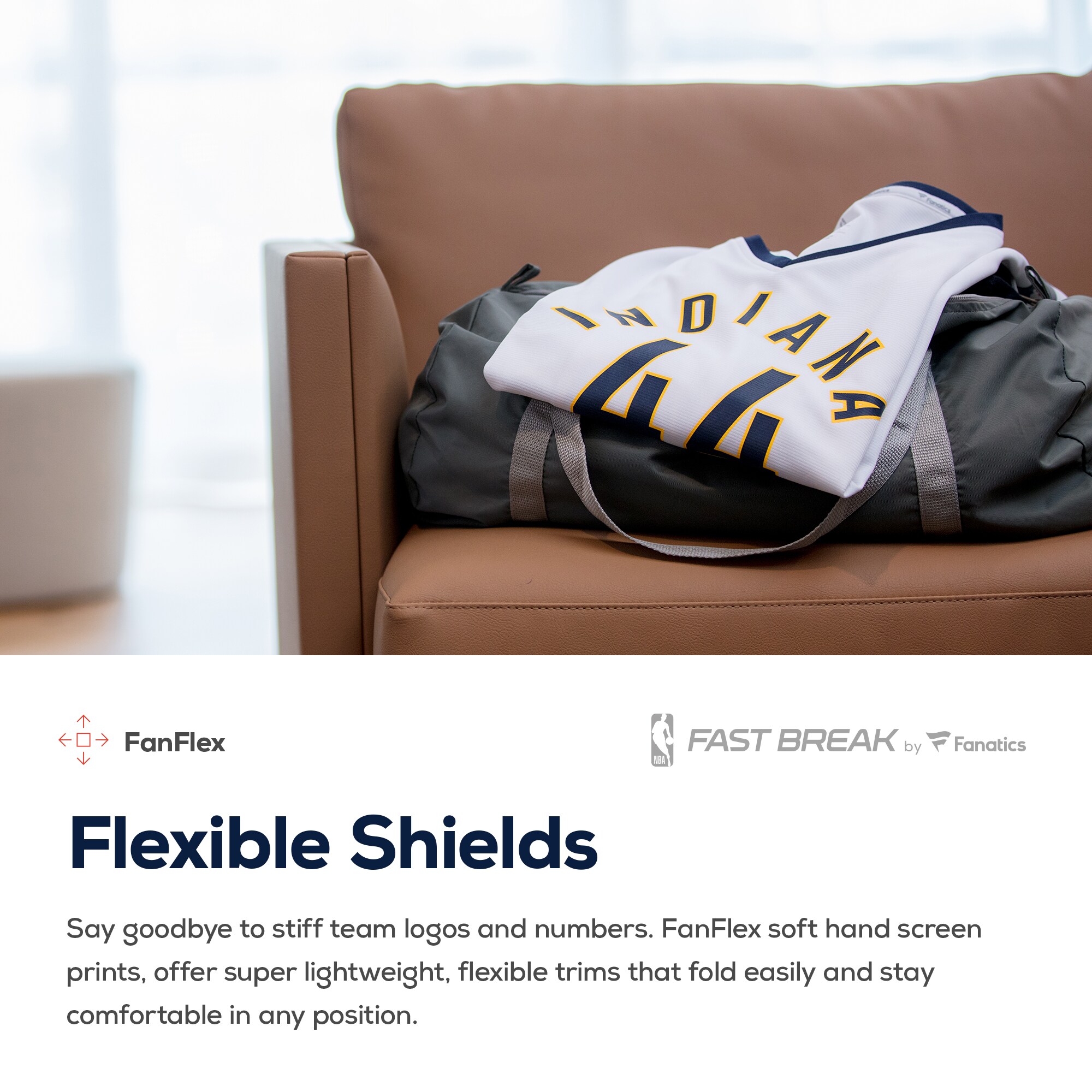 Indiana Pacers Fanatics Youth Fast Break Custom Replica Jersey White - Association Edition